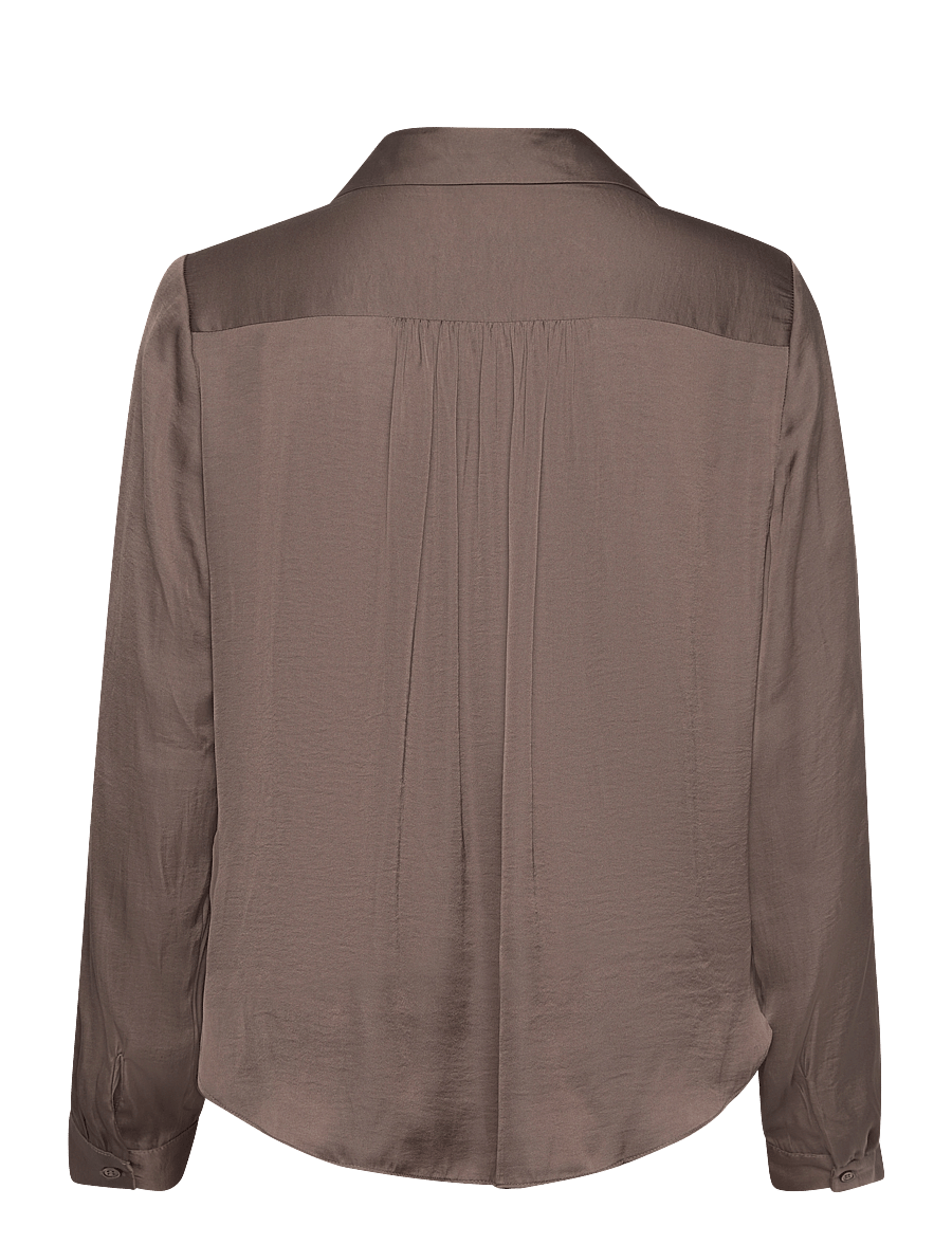 Rosemunde - RWMessina LS Regular Shirt - langermede bluser - falcon - 1