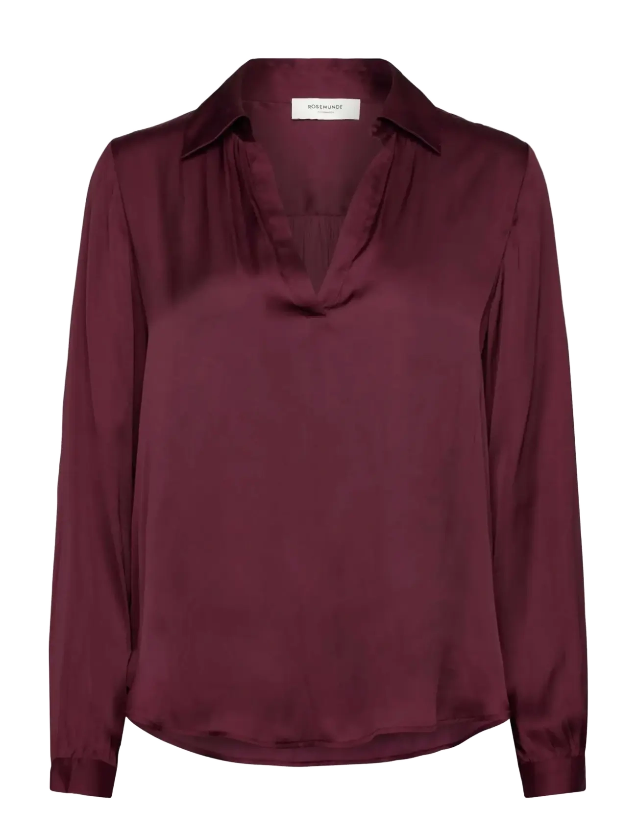 Rosemunde RWMessina LS Shirt - Riided - WINDSOR WINE / burgundy