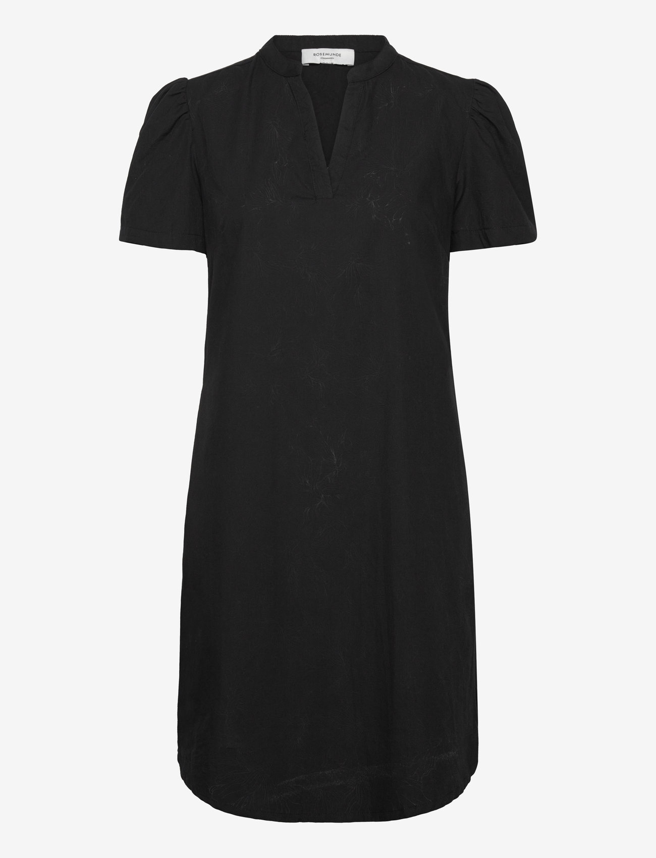 Rosemunde - Voile shirt dress - korte kjoler - black - 0