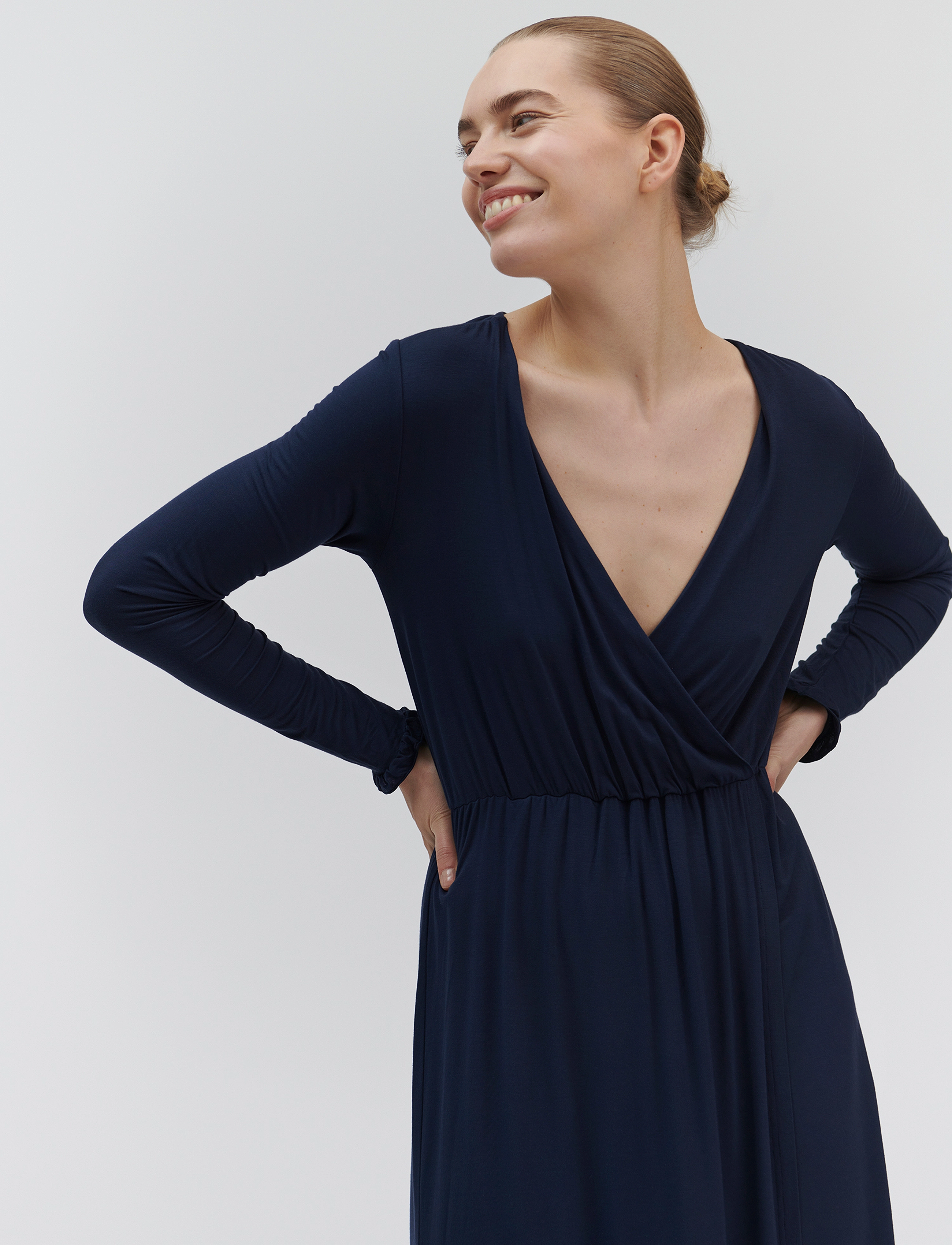Rosemunde - Biarritz LS dress - t-shirt jurken - navy - 0
