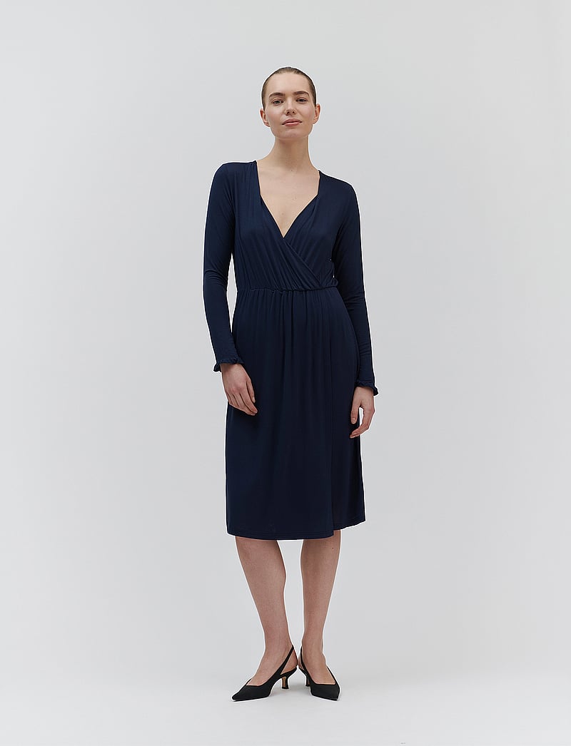 Rosemunde - Biarritz LS dress - vabaaja kleidid - navy - 3