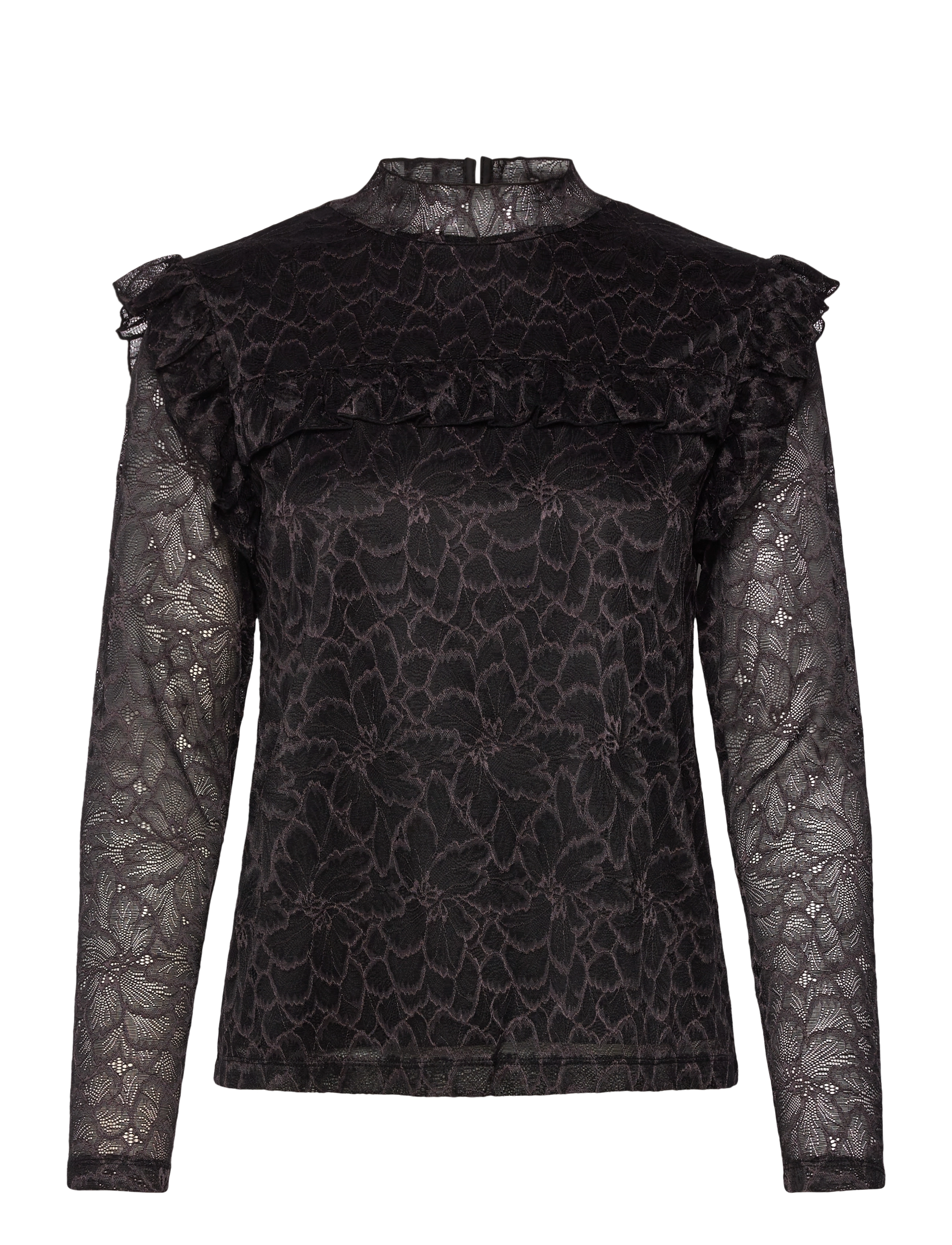 Rosemunde Santorini Blouse, 38, Blouses, Schwarz - Long-sleeved, Frauen
