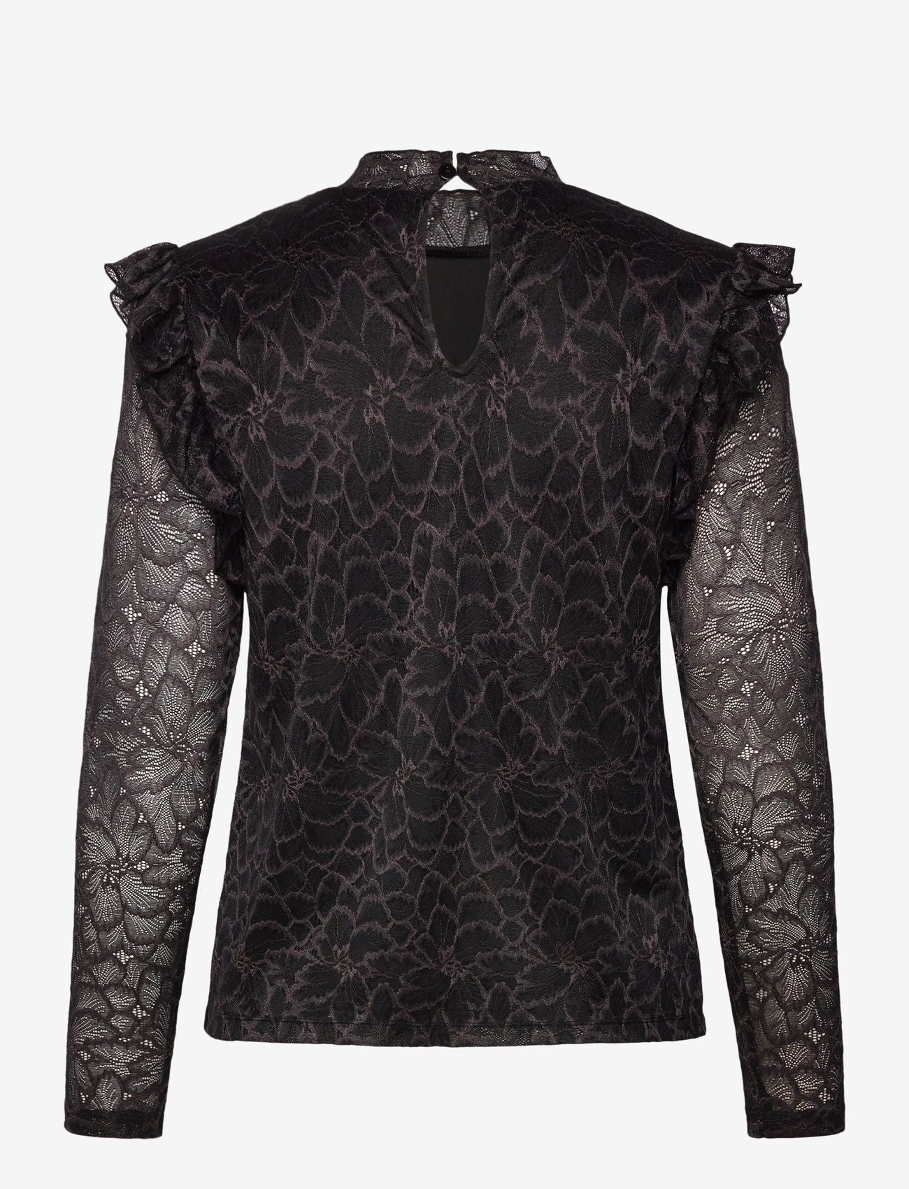 Rosemunde - Santorini Blouse - pikkade varrukatega pluusid - black - 1