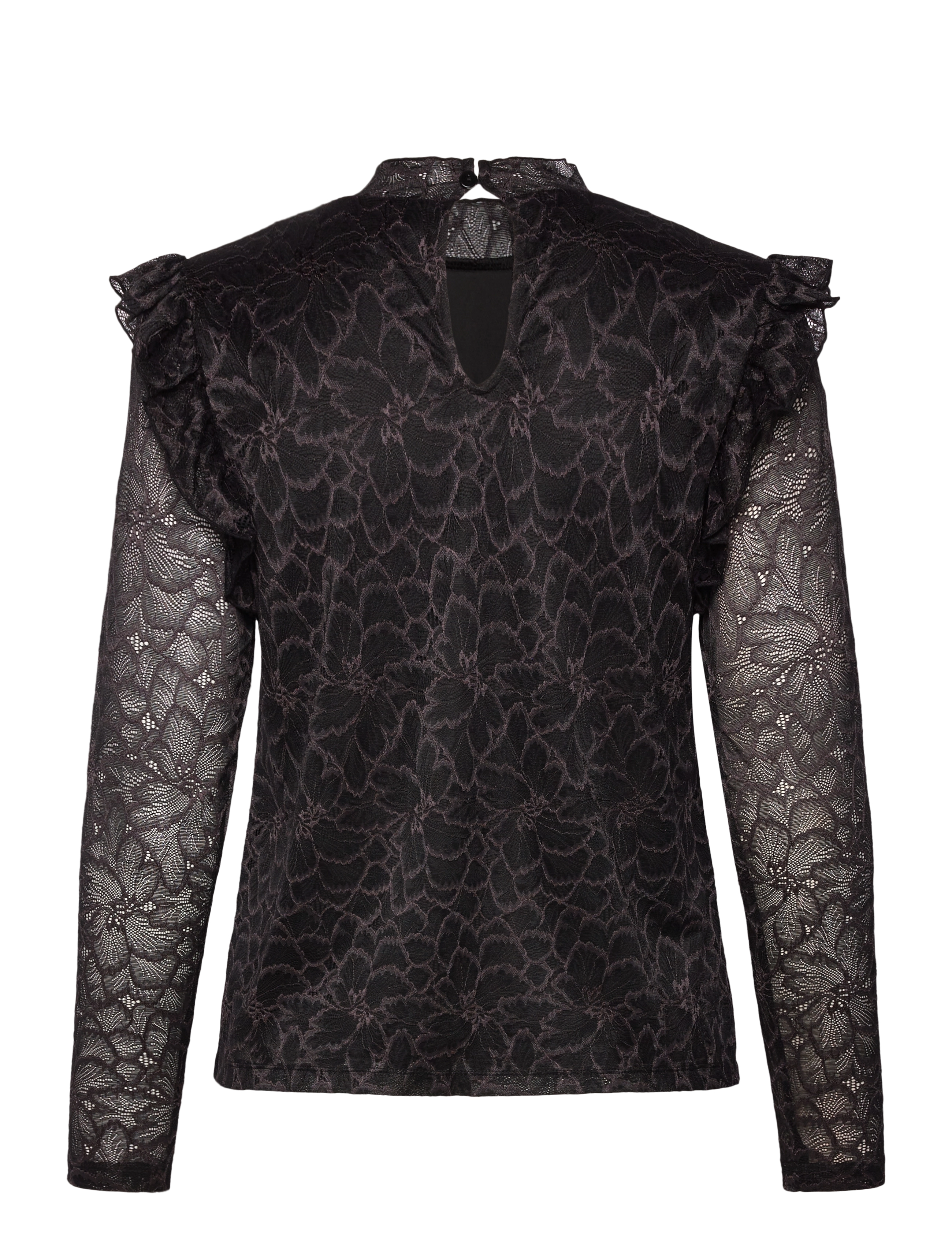 Rosemunde - Santorini Blouse - pikkade varrukatega pluusid - black - 1