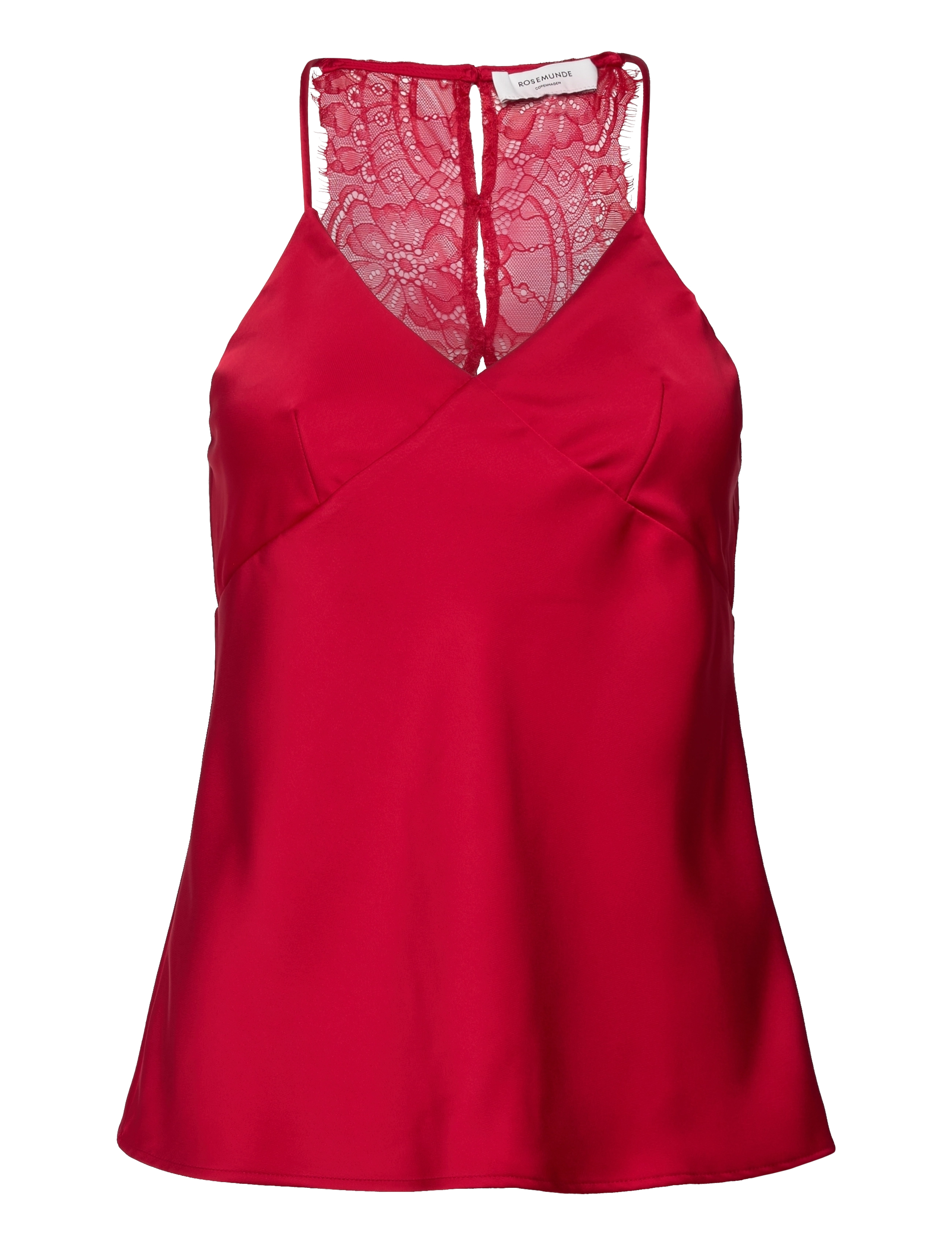 Rosemunde Kin strap top - Bluser - CRIMSON / red