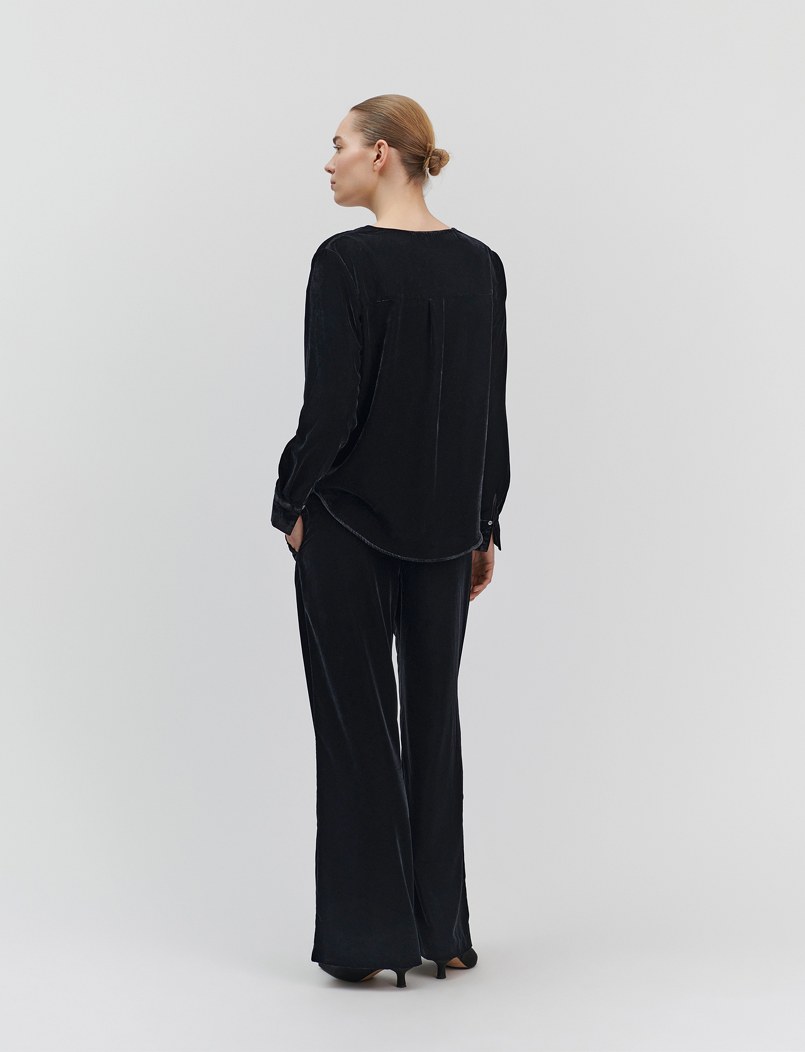 Rosemunde - Aomi Trousers - festtøj til outletpriser - black - 3