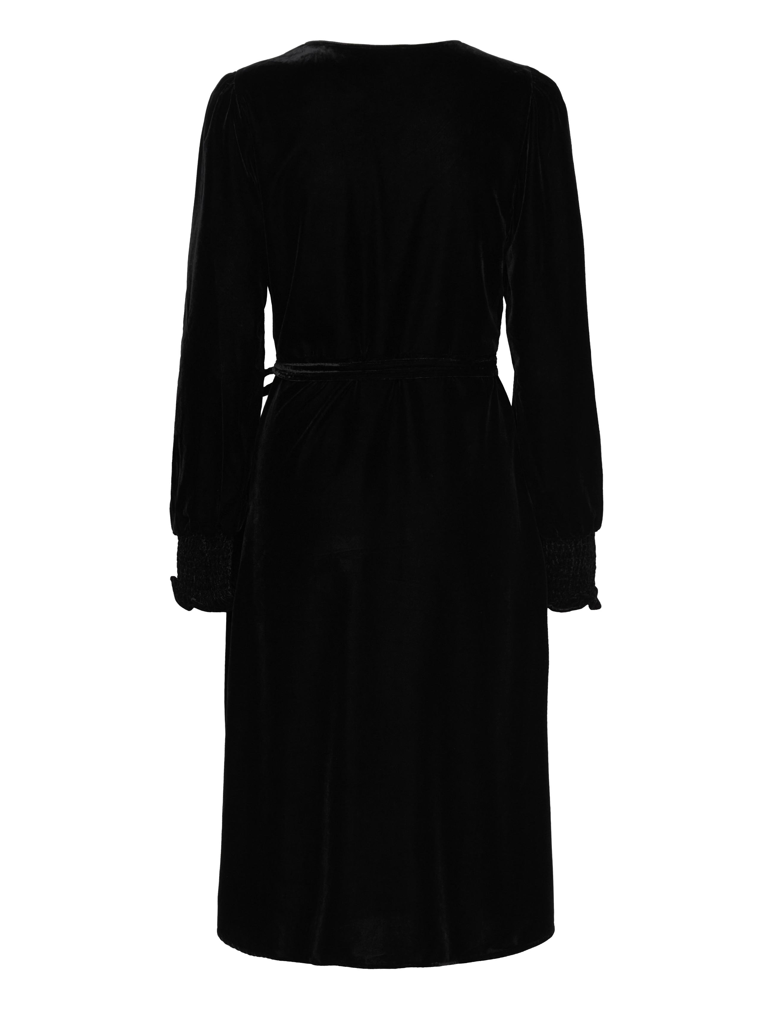 Rosemunde - Aomi Wrap dress - hõlmikkleidid - black - 2