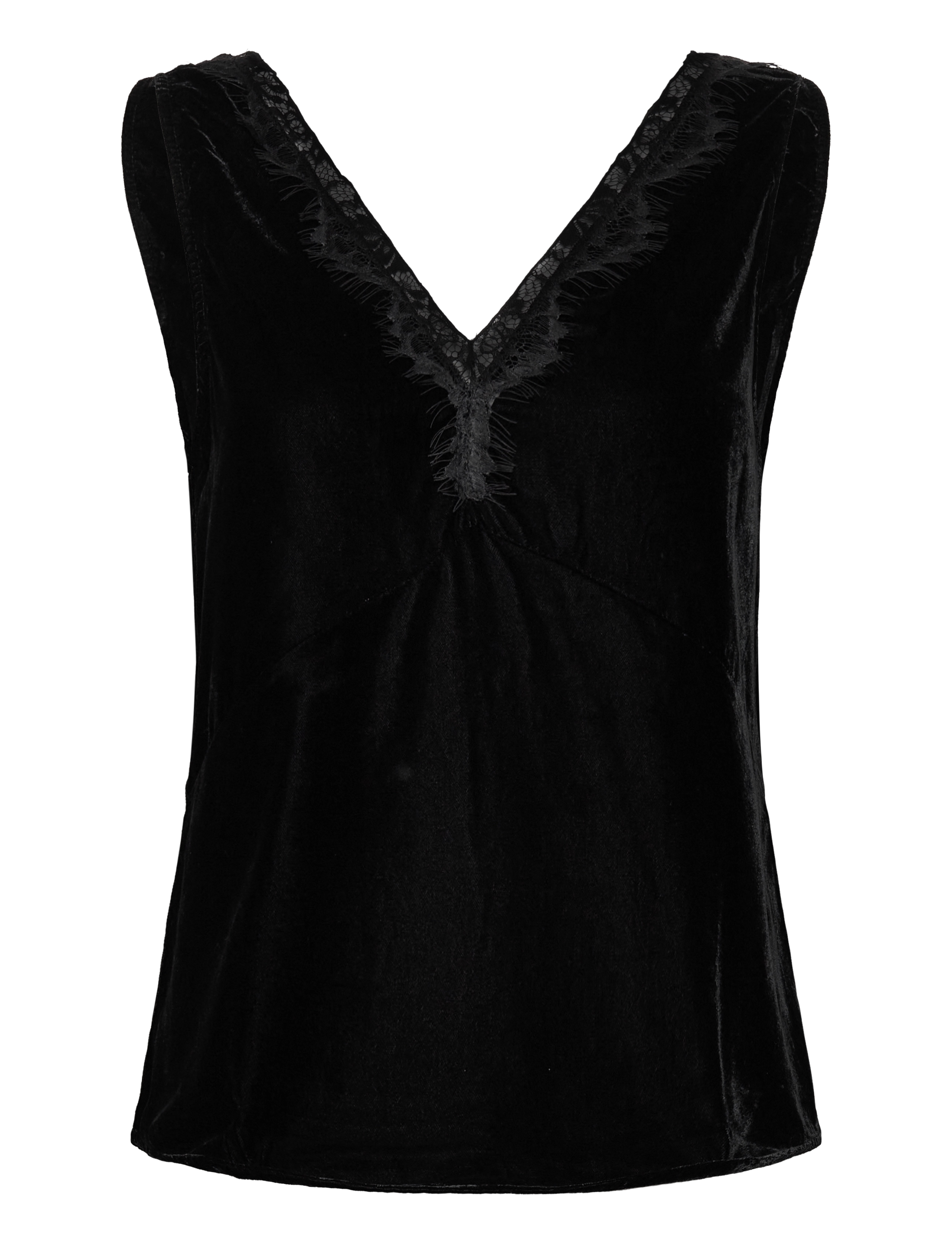 Rosemunde Aomi Lace top - Bluser - BLACK / black