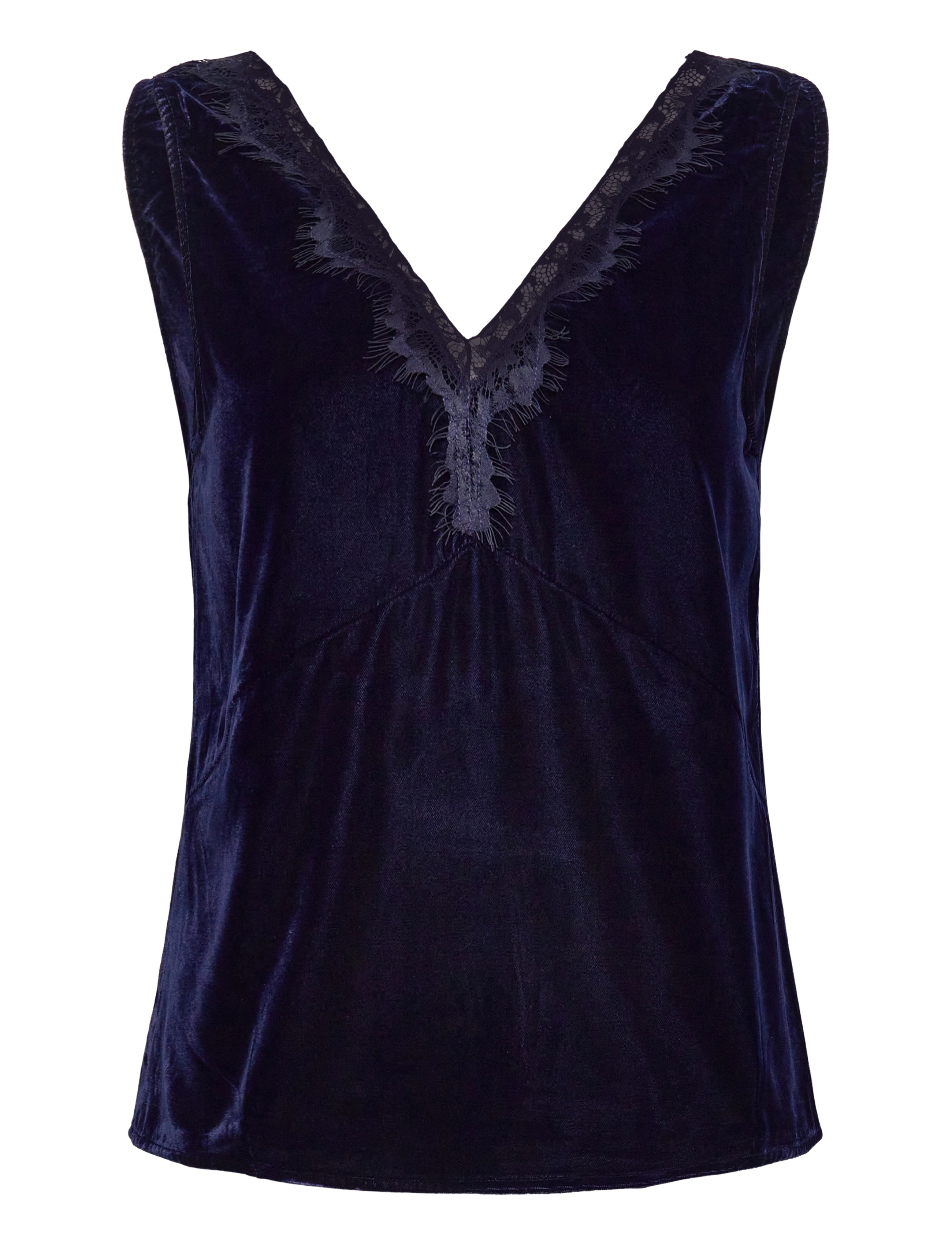 Rosemunde Aomi Lace top - Bluser - NAVY / navy