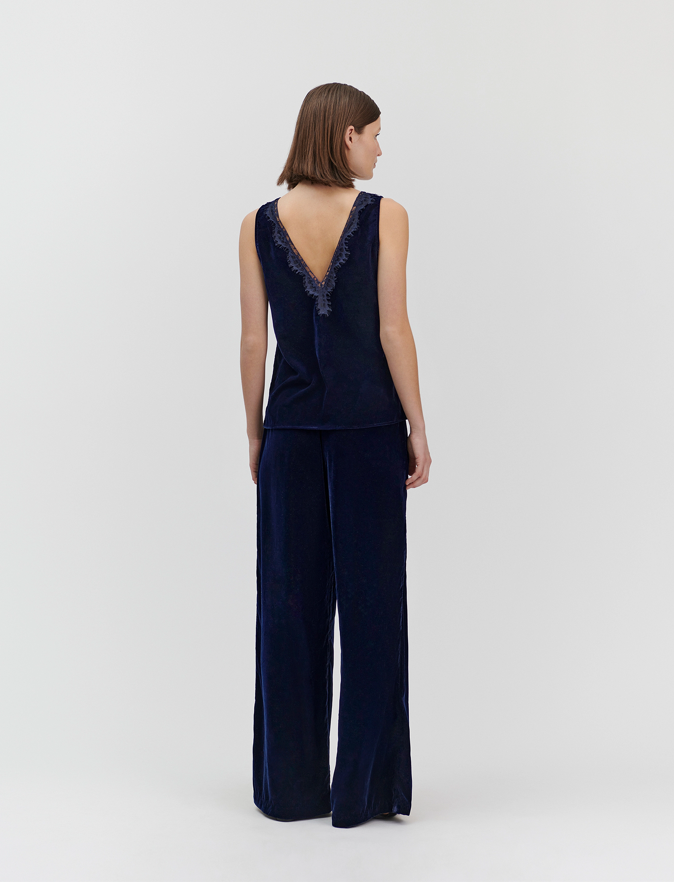 Rosemunde - Aomi Lace top - navy - 5