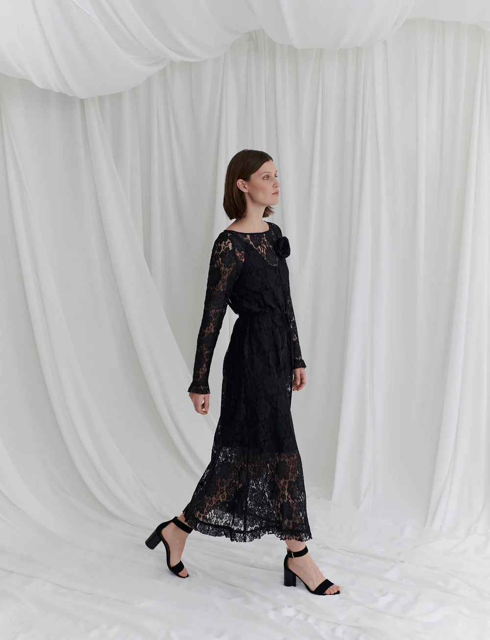 Rosemunde - RWDelilah long dress - midi kjoler - black - 4