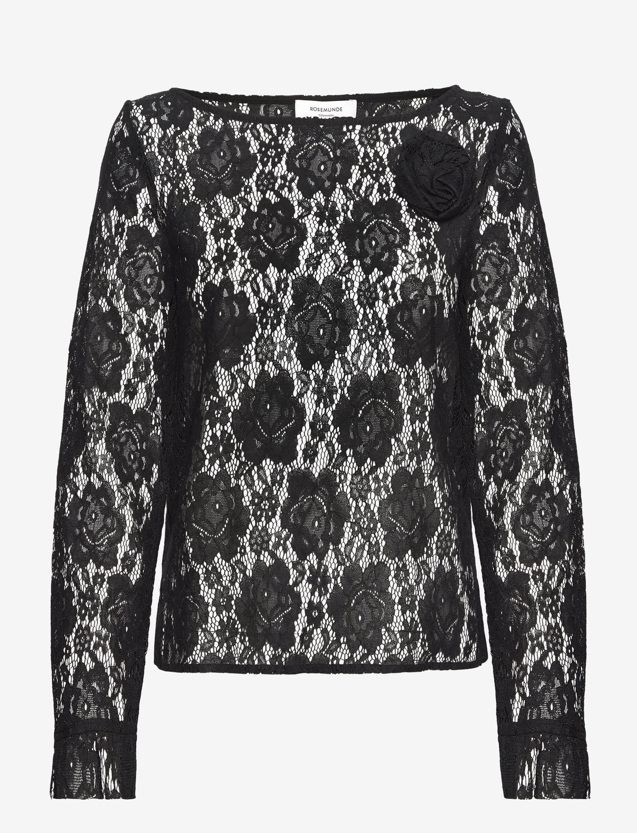 Rosemunde - RWDelilah LS top - långärmade toppar - black - 1