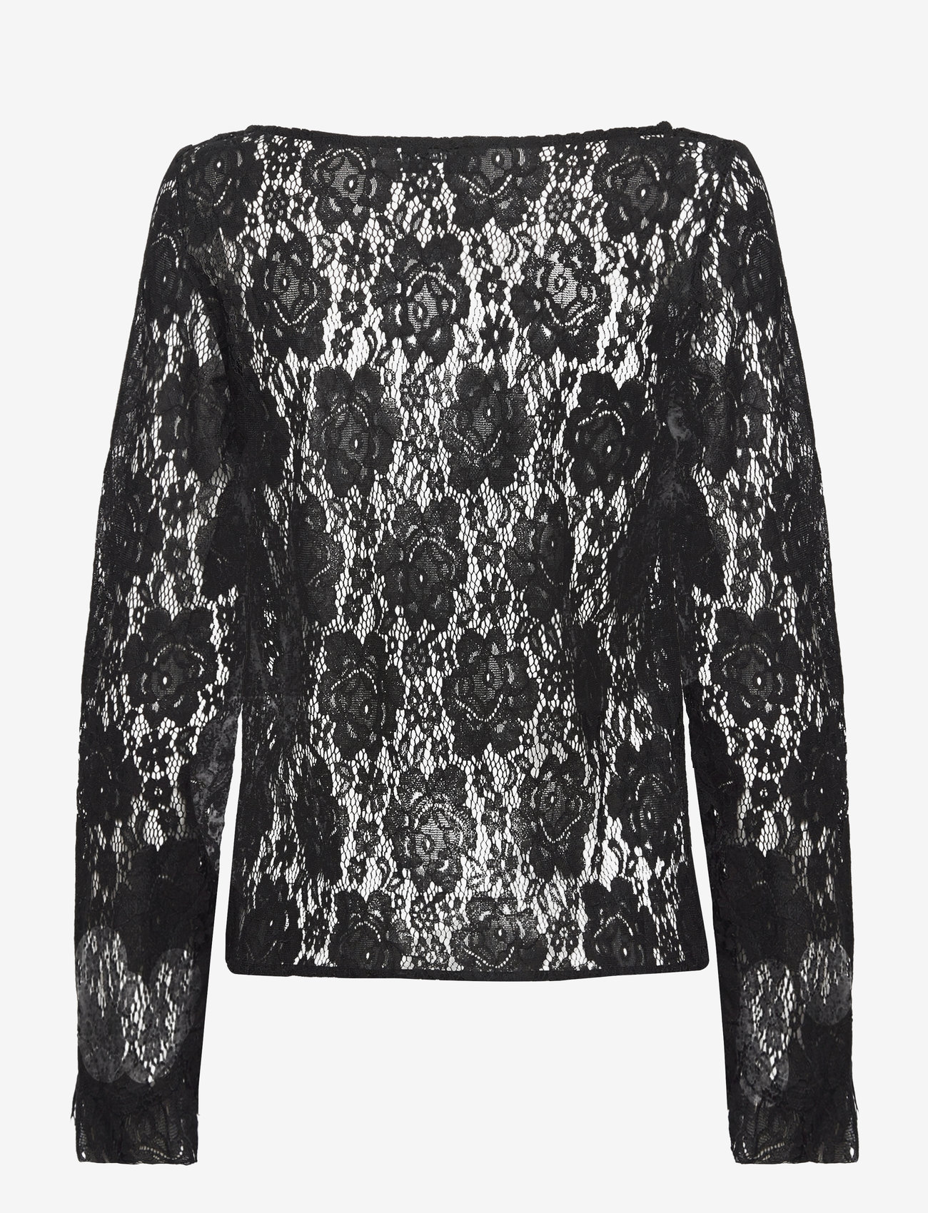 Rosemunde - RWDelilah LS top - långärmade toppar - black - 2