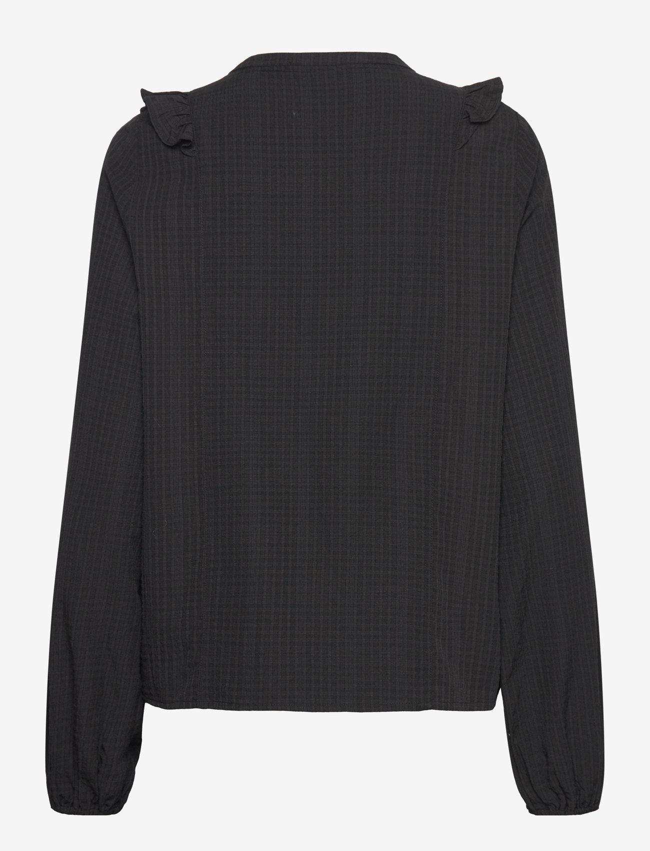 Rosemunde - RWChantel LS shirt - langärmlige blusen - black - 1