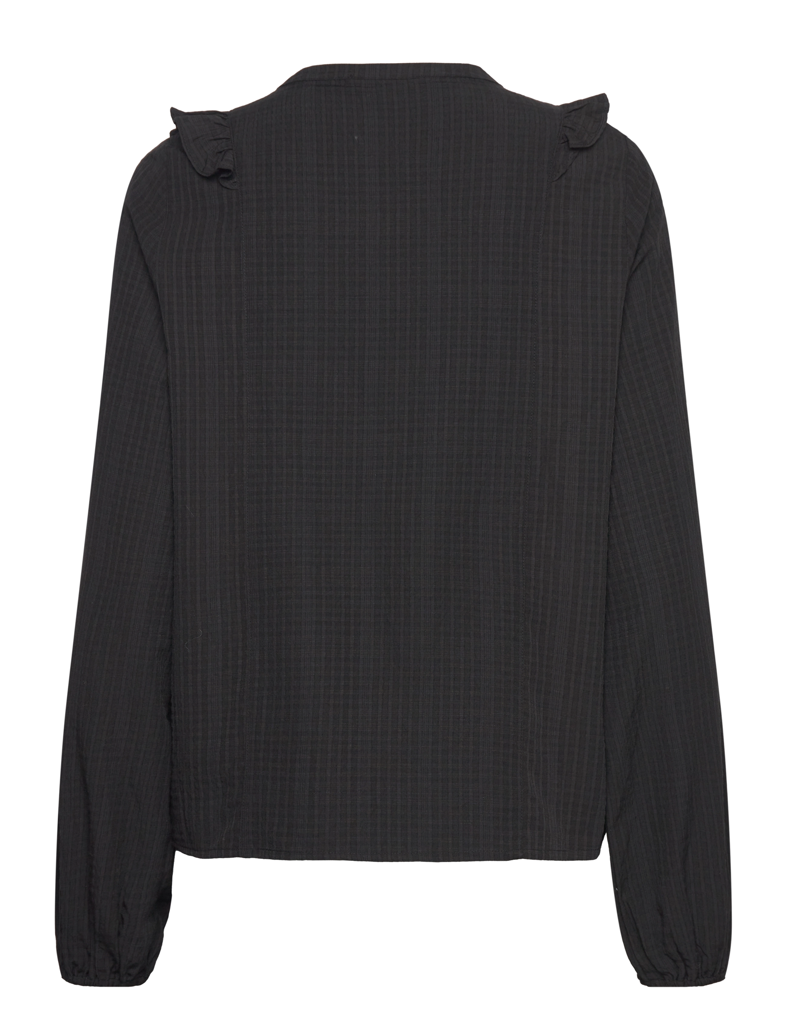 Rosemunde - RWChantel LS shirt - langerma blússur - black - 1