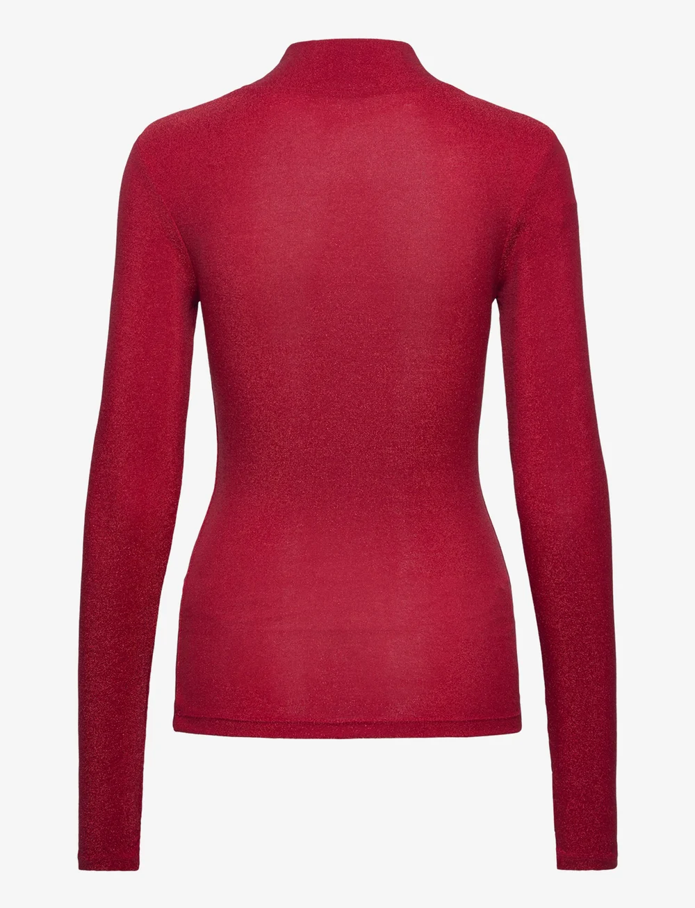 Rosemunde - RWNora LS top - langærmede toppe - high risk red w. lurex - 2