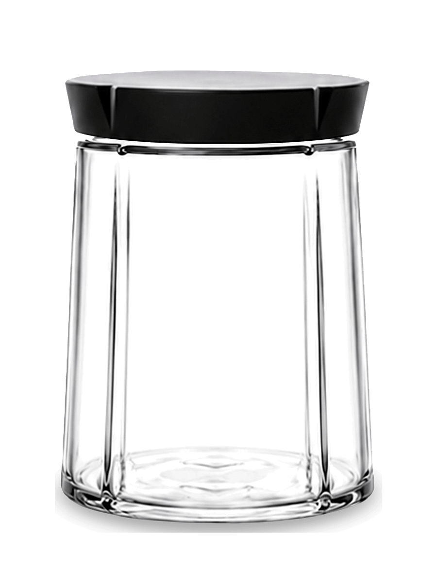 Rosendahl - Grand Cru Storage jar 75 cl - kitchen jars - black - 1