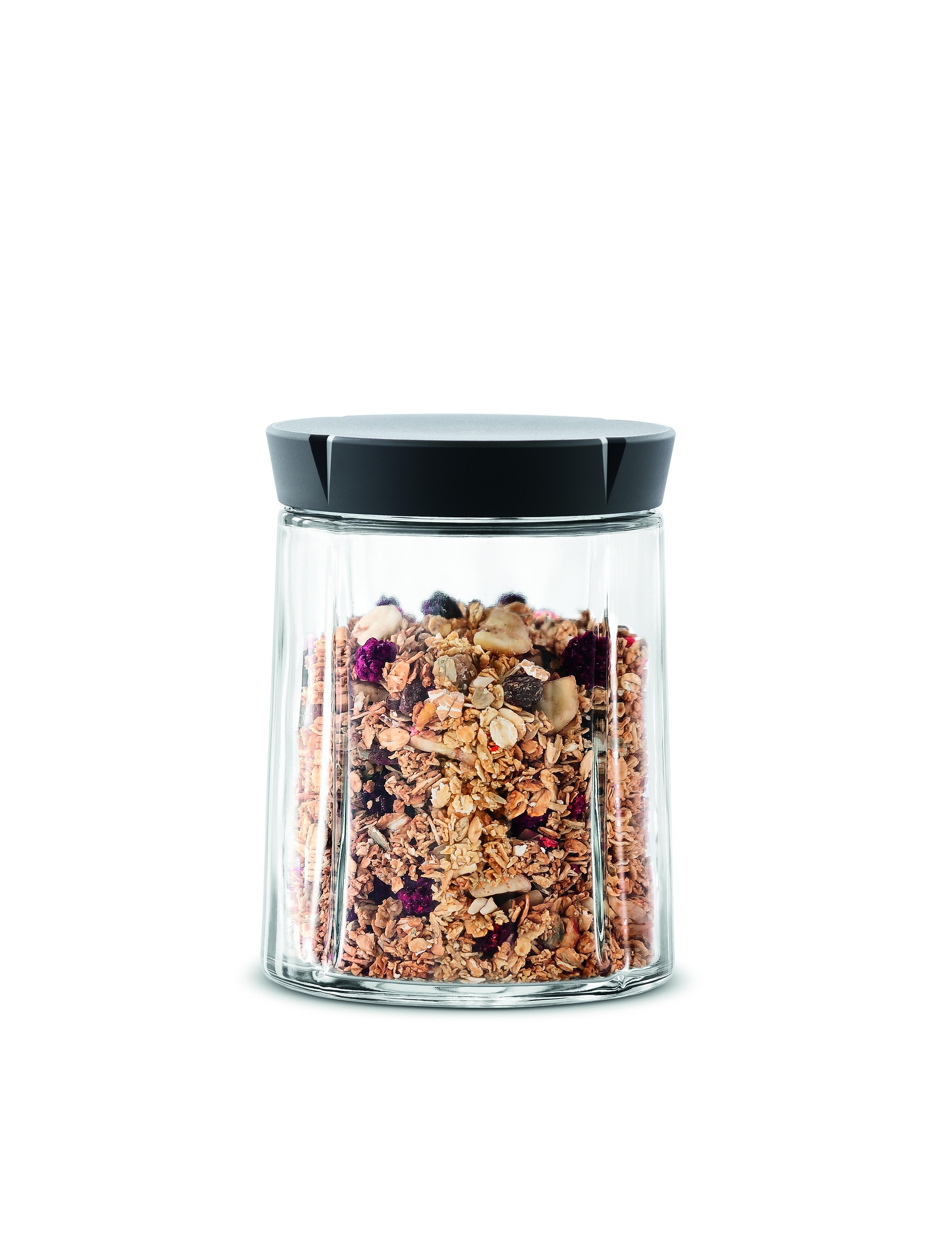 Rosendahl Grand Cru Opbevaringsglas 75 Cl, CL, Kitchen Storage, Schwarz - Jars, Homeware