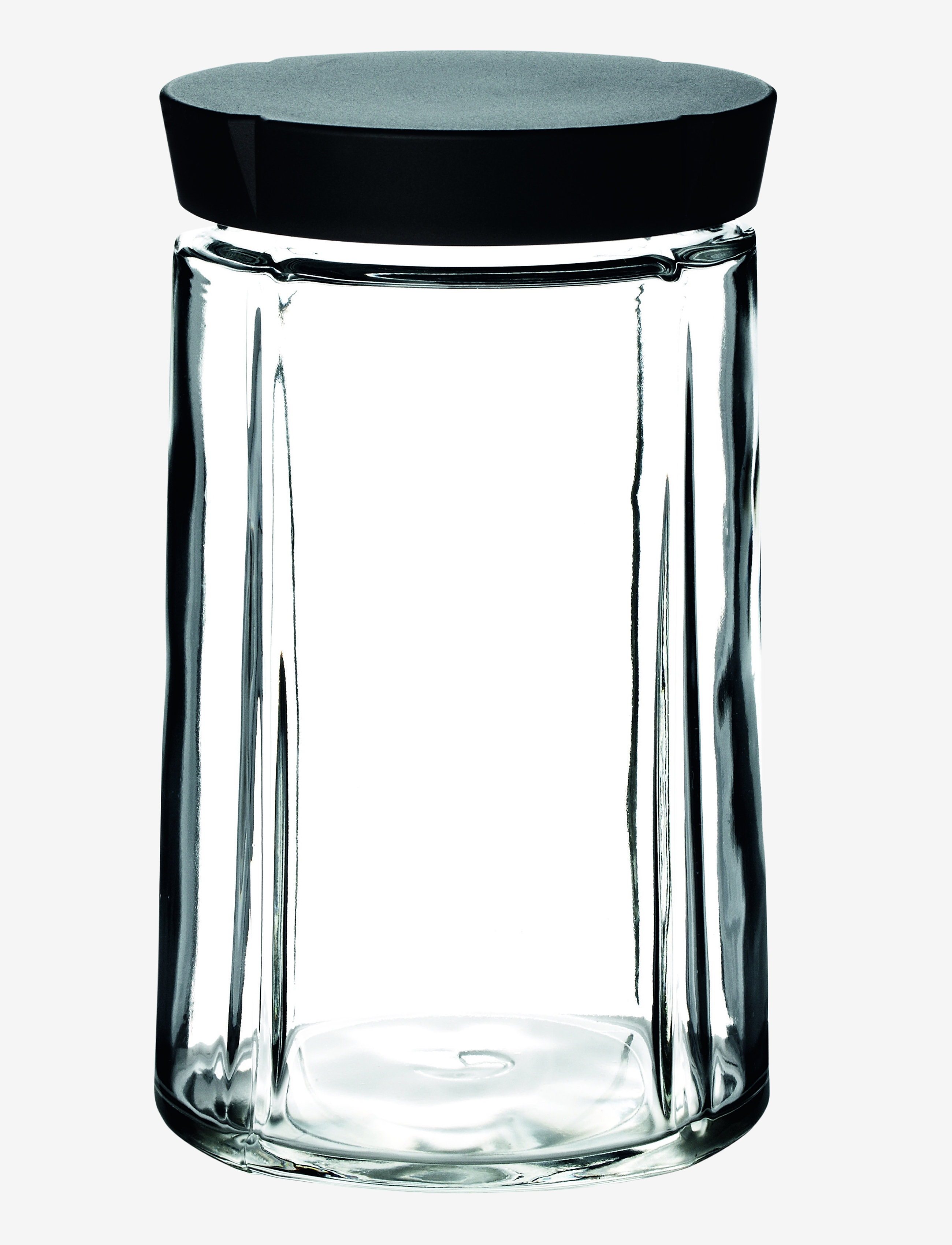 Rosendahl Grand Cru Opbevaringsglas 1,0 L, Køkkenkrukke, Sort, Str: 1 L
