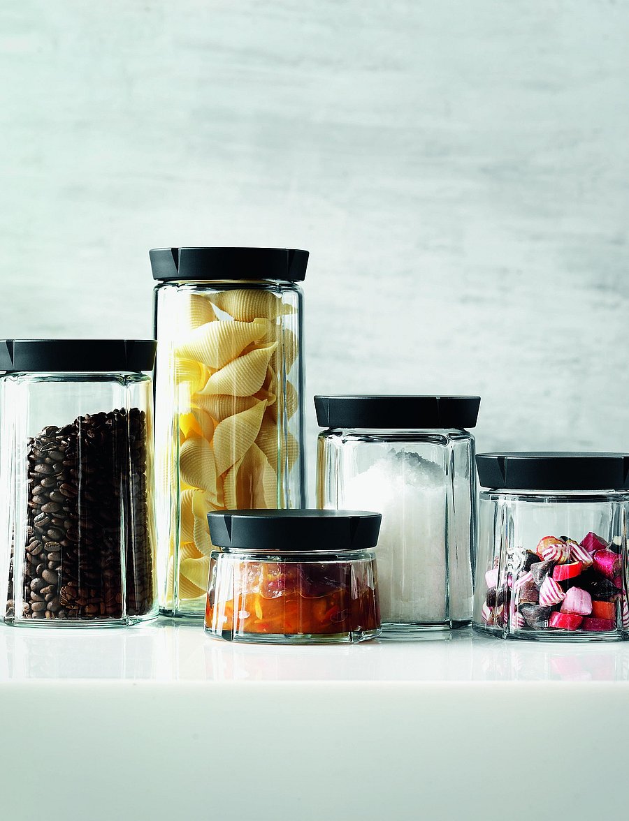 Rosendahl - Grand Cru Storage jar 1,5 l - vorratsgläser - black - 1