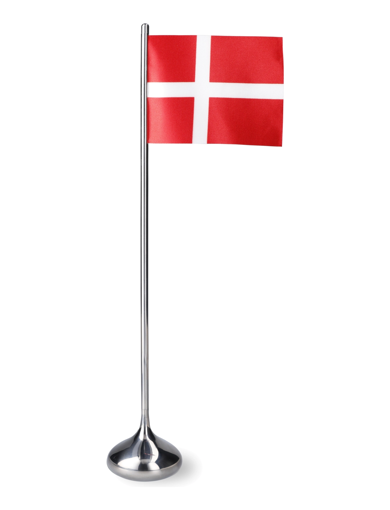 Rosendahl RO Table flag Danish H35 cm silver coloured - Christmas gifts - SILVER COLOURED / silver