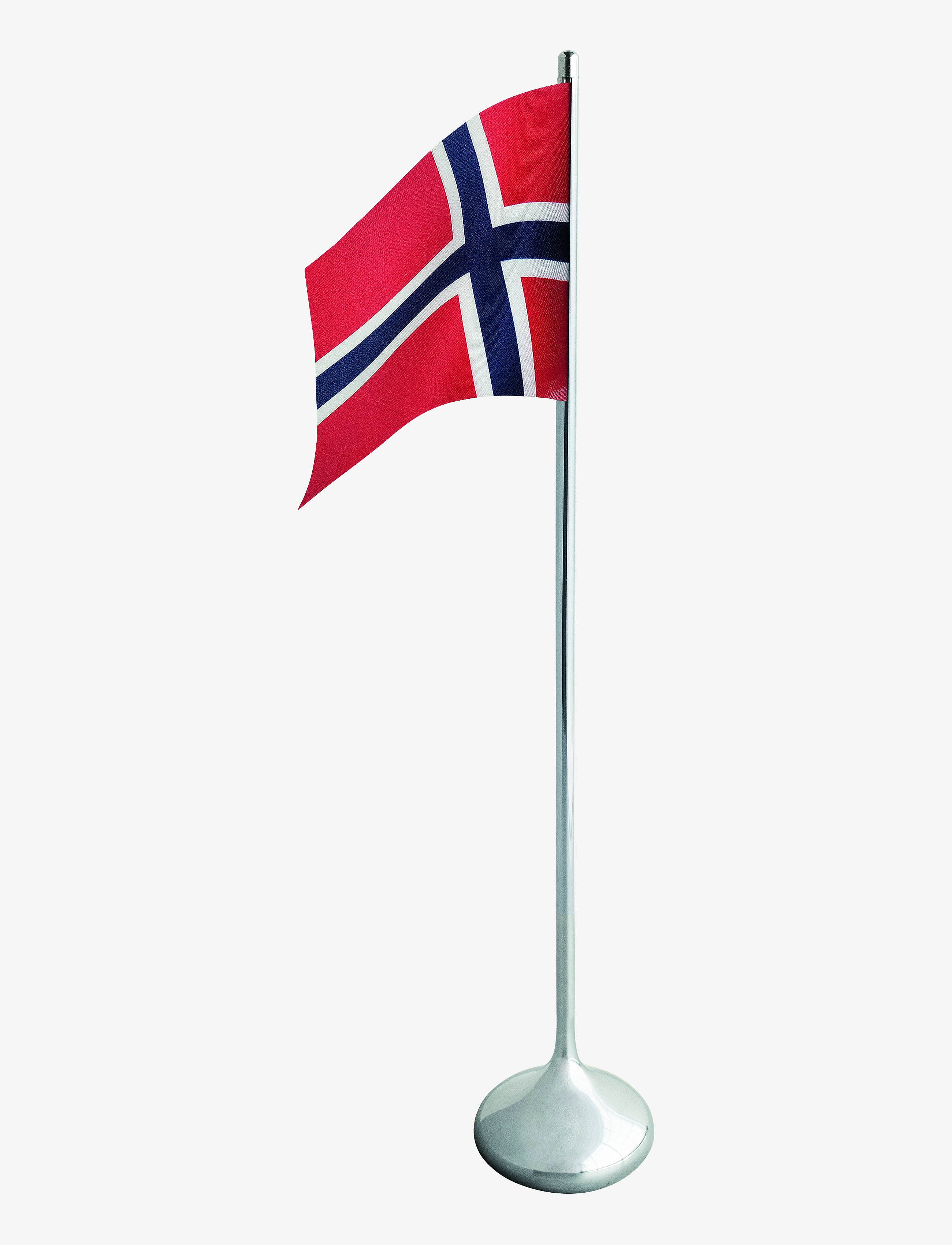 Rosendahl RO Table flag Norwegian H35 cm silver coloured - Pulmakingid - SILVER COLOURED / silver