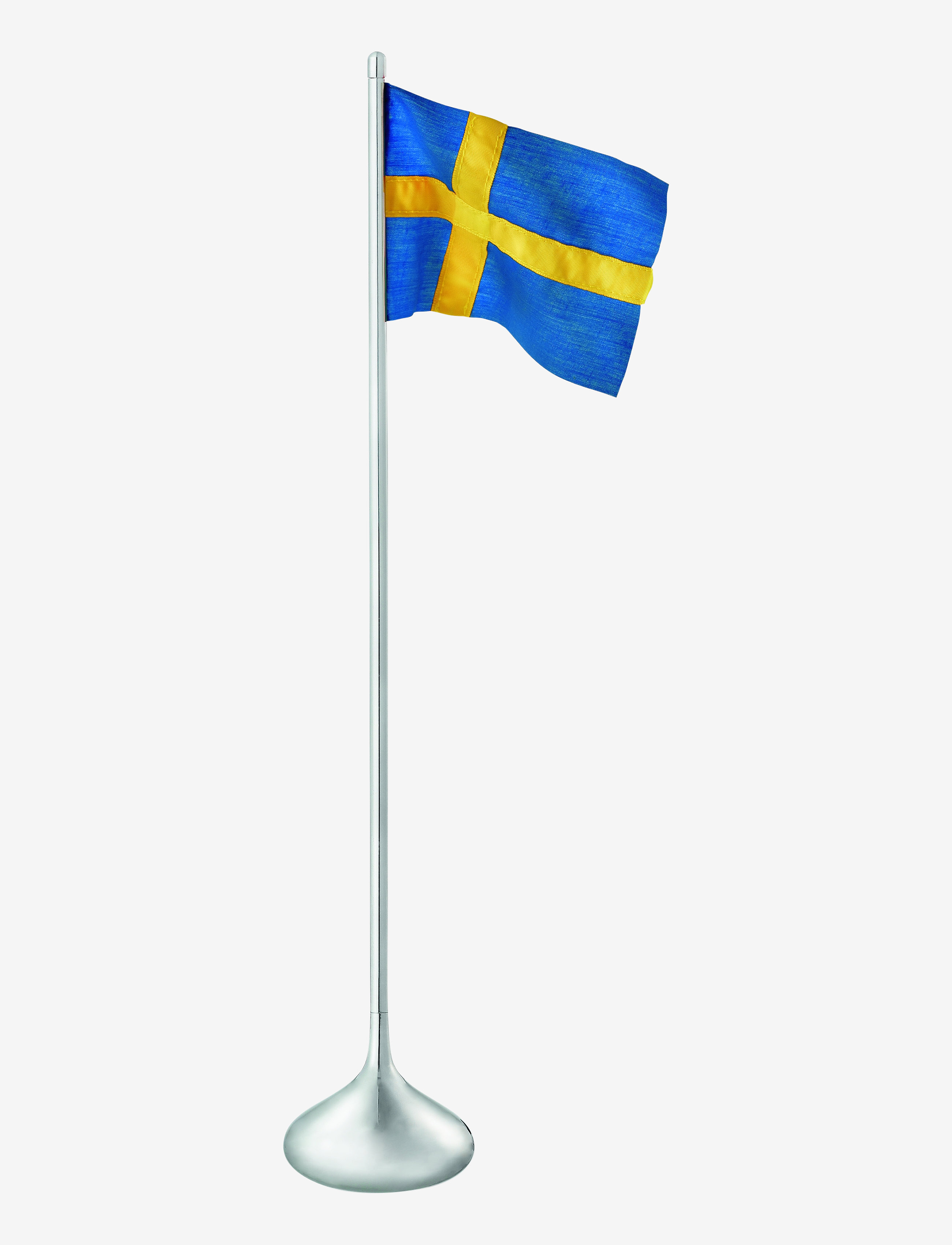 Rosendahl Ro Bordflag Svensk H35, Decorative Tilbehør-details, Sølv, Str: Ø 6 CM