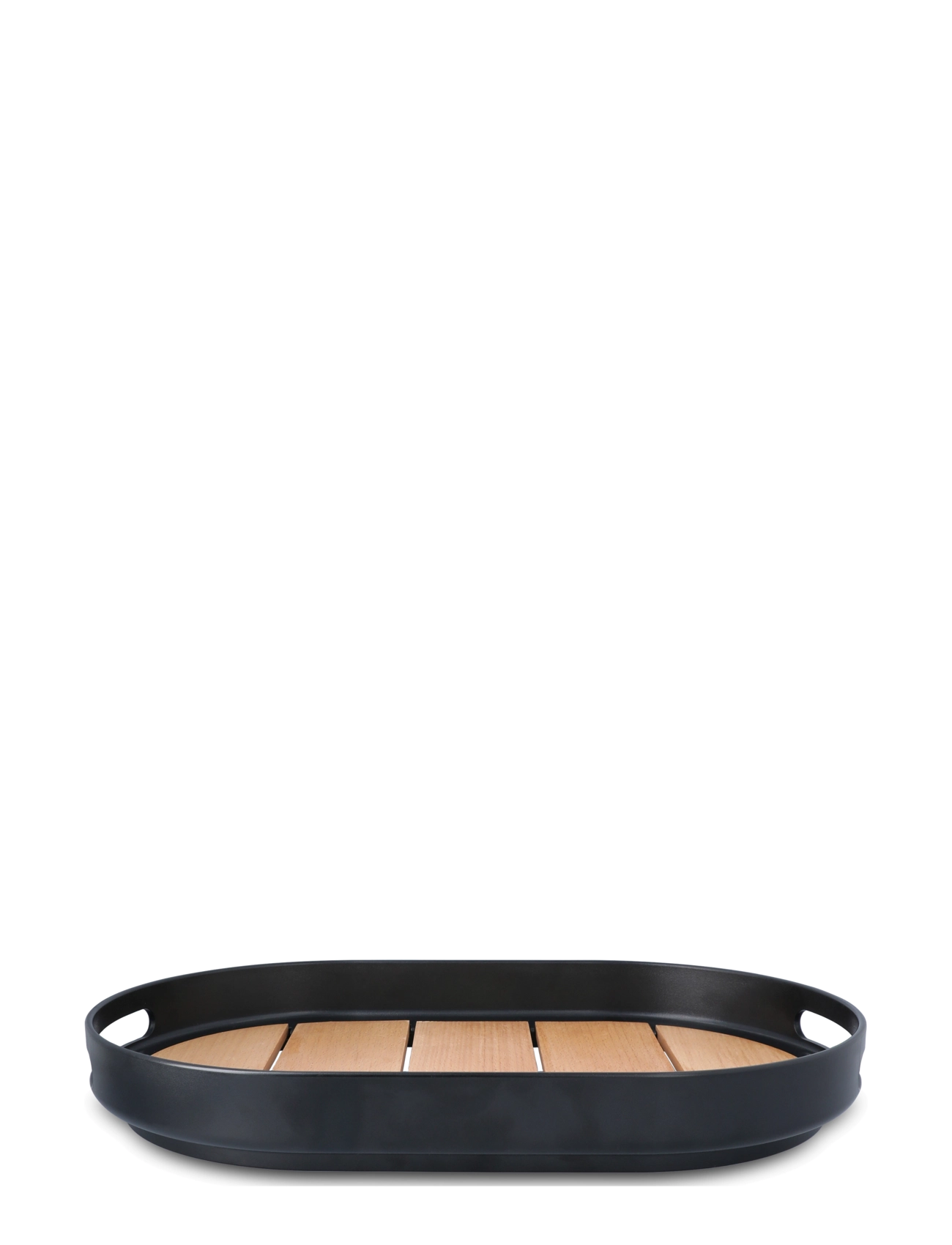Rosendahl Rosendahl Carry me tray 48x6.5 cm black - Tabletts - BLACK / black