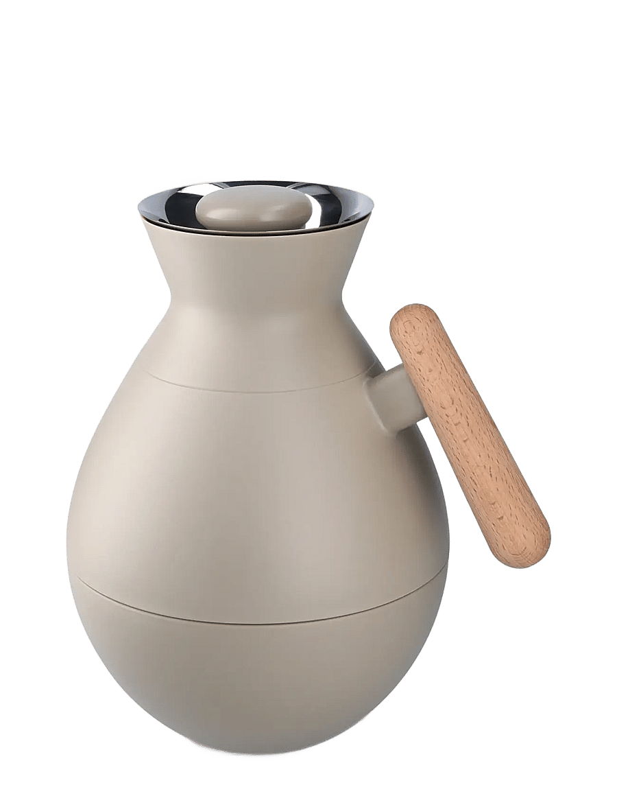 Rosendahl - Rosendahl Stay warm termokande rund 1,0 l sand - termokander - sand - 2