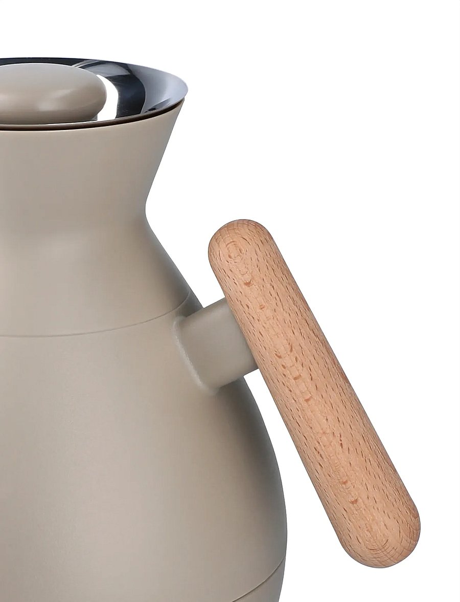 Rosendahl - Rosendahl Stay warm thermo round 1,0 l sand - termoskannud - sand - 4