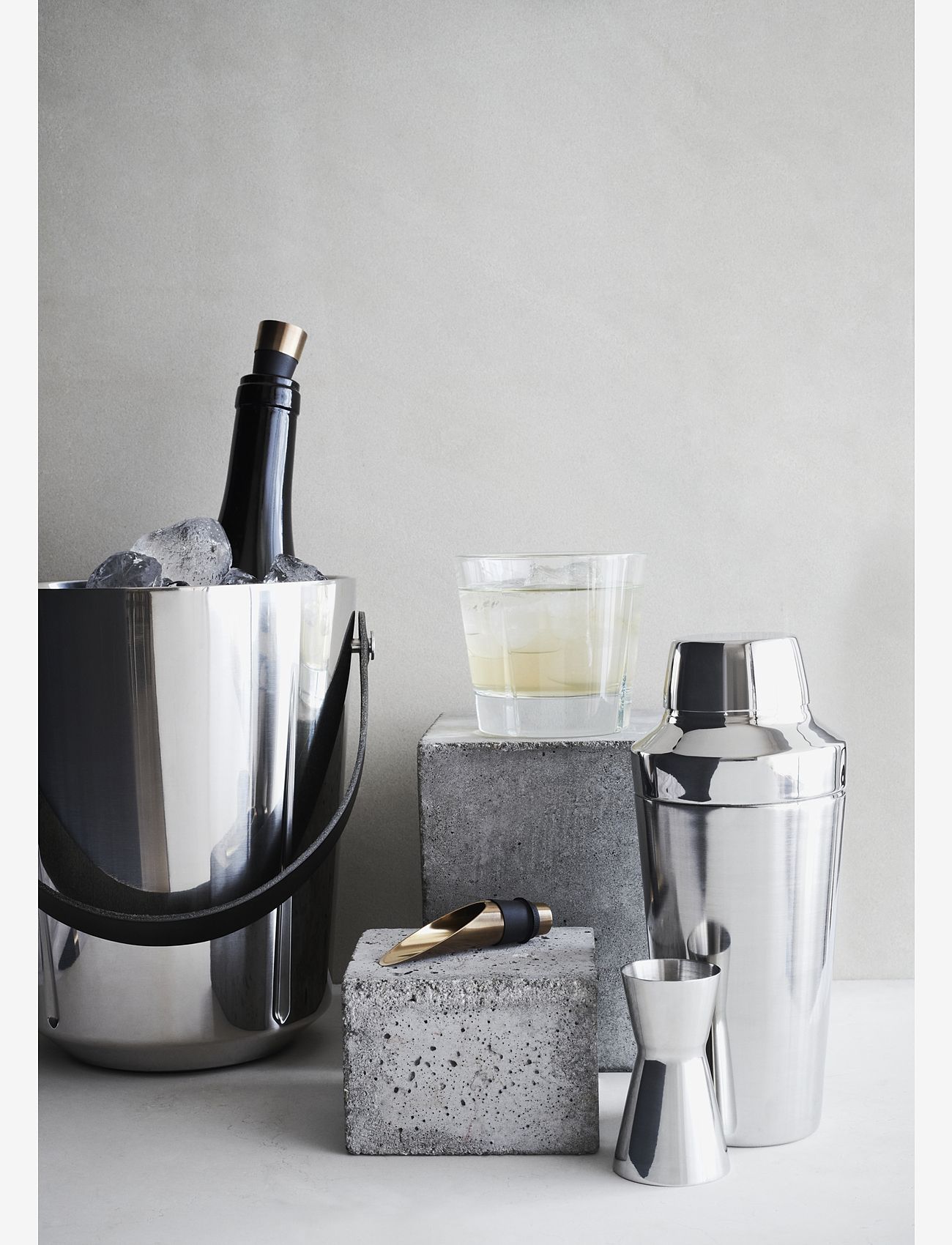 Rosendahl - Grand Cru Jigger 2cl/4cl - bertuvėlės ir kokteilių įrankiai - steel - 4