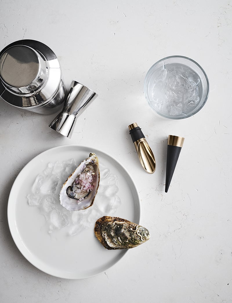 Rosendahl - GC Barware Wine stopper/Pourer, black/patinated steel 2 pcs. - flaschenöffner & weinverschlüsse - black/patinated steel - 4