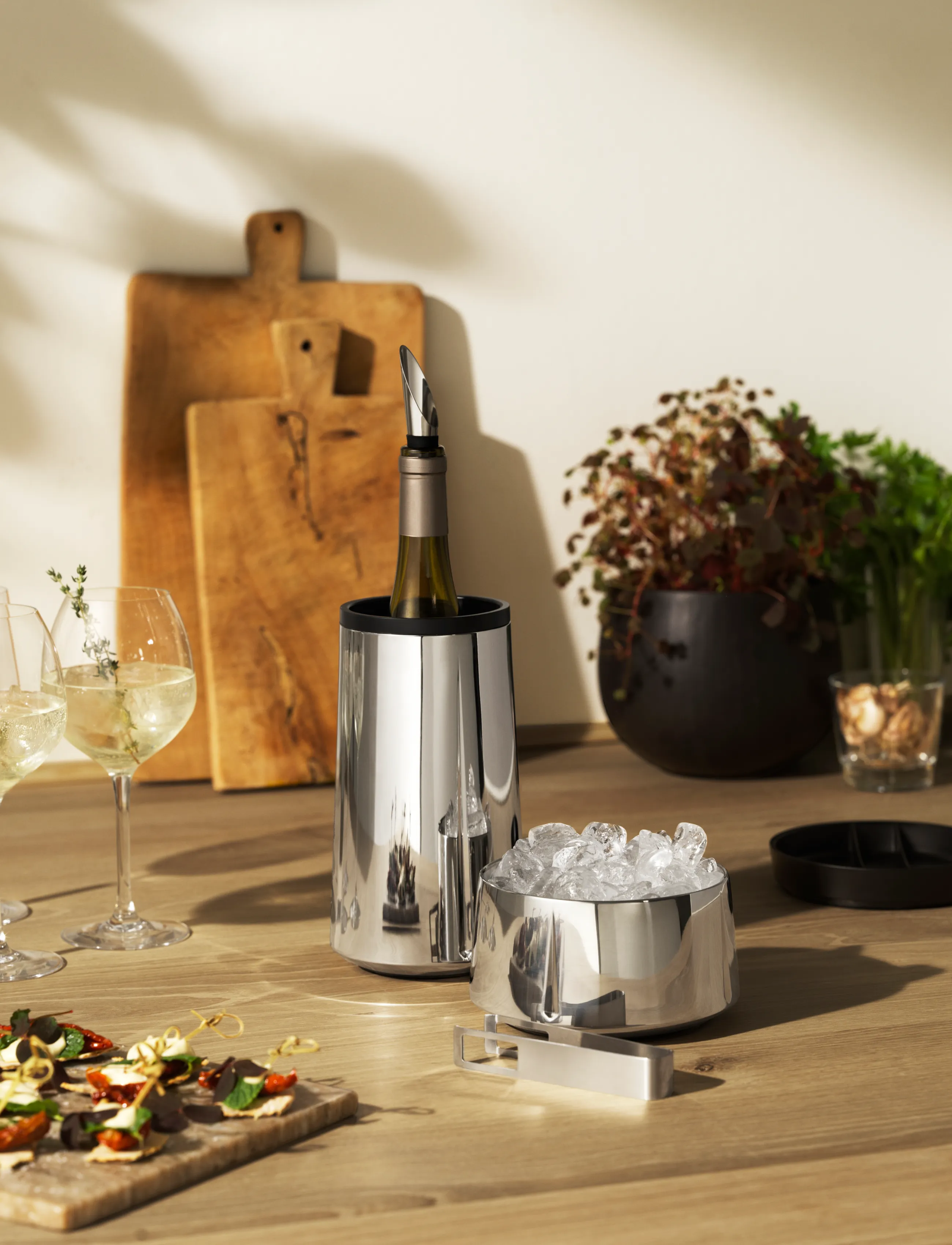Rosendahl Grand Cru Isspand Ø16 cm, Ø 16 X cm, Silver, Tilbehør Til Drinks Og Barer > Isspande, Unisex