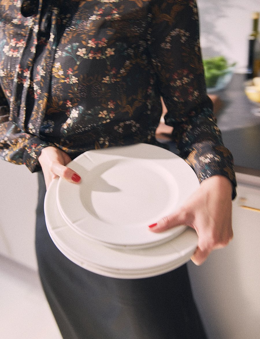 Rosendahl - Grand Cru Tallerken Ø23 cm - asietter - white - 5