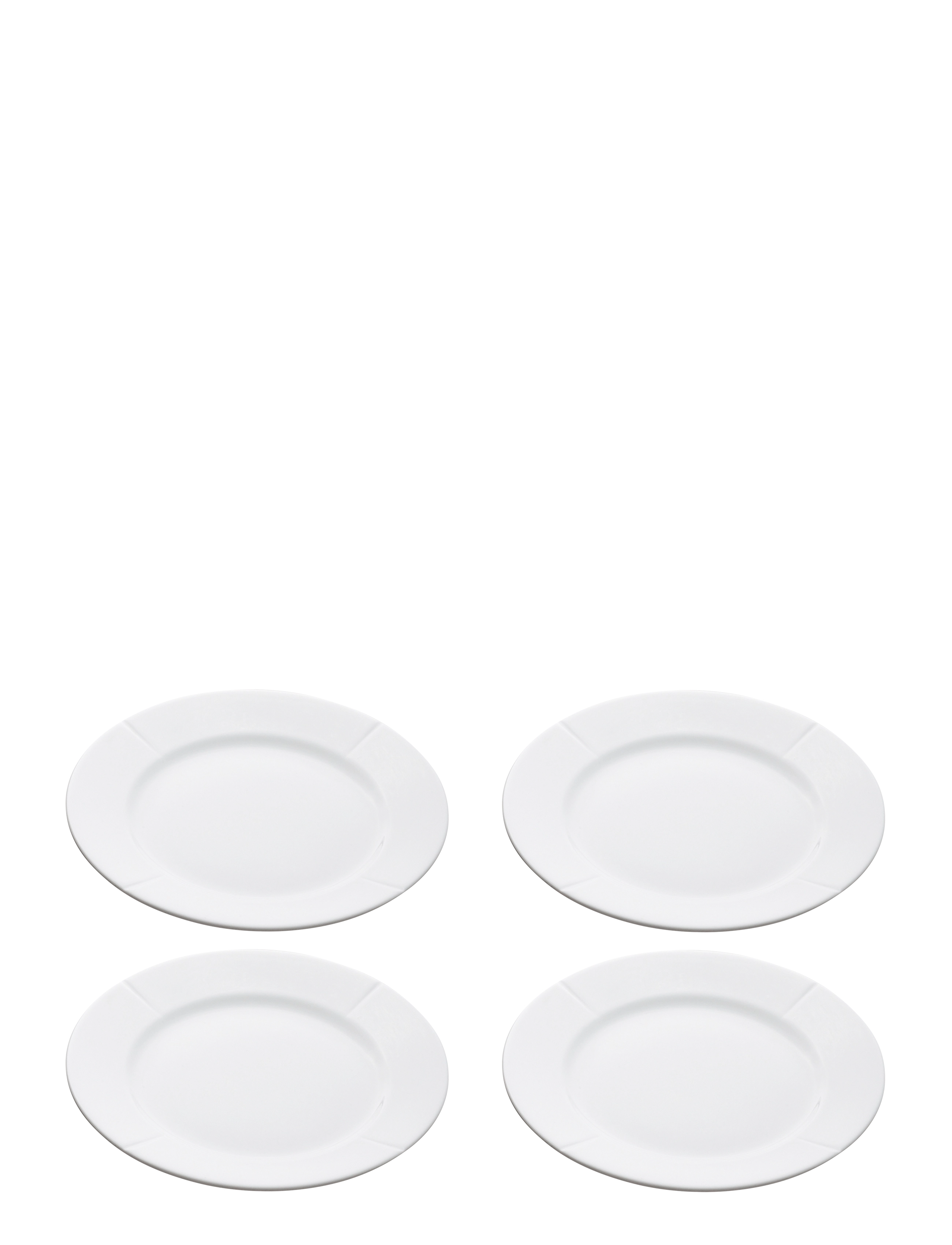 Rosendahl Grand Cru Plate Ø27 cm 4 pcs. - Tableware sets - WHITE / white