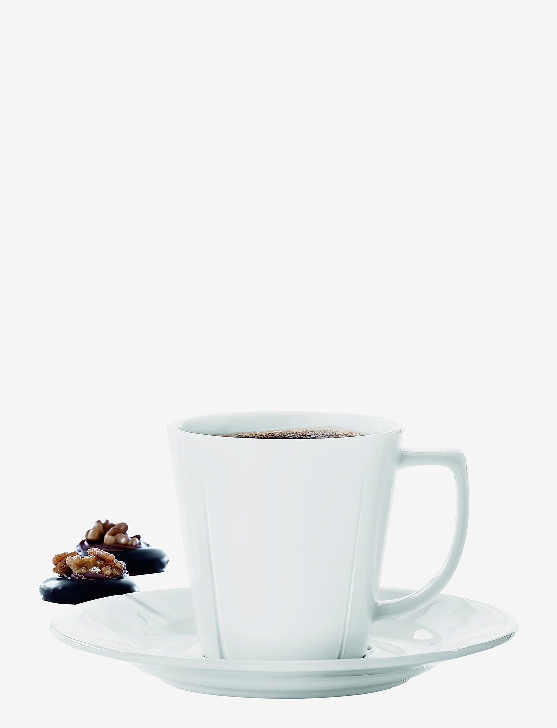 Rosendahl - Grand Cru Coffee cup with matching saucer 26 cl - kaffetassen - white - 0