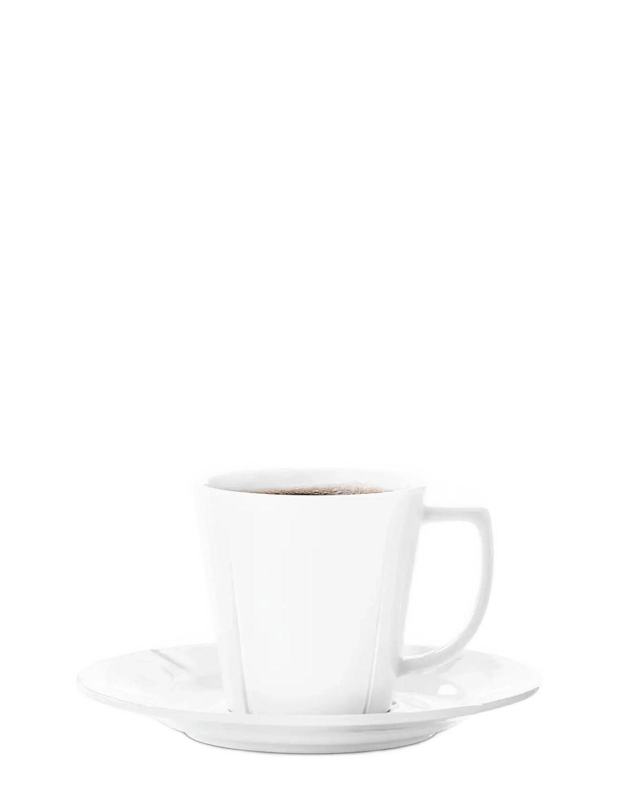 Rosendahl - Grand Cru Coffee cup with matching saucer 26 cl - die niedrigsten preise - white - 0