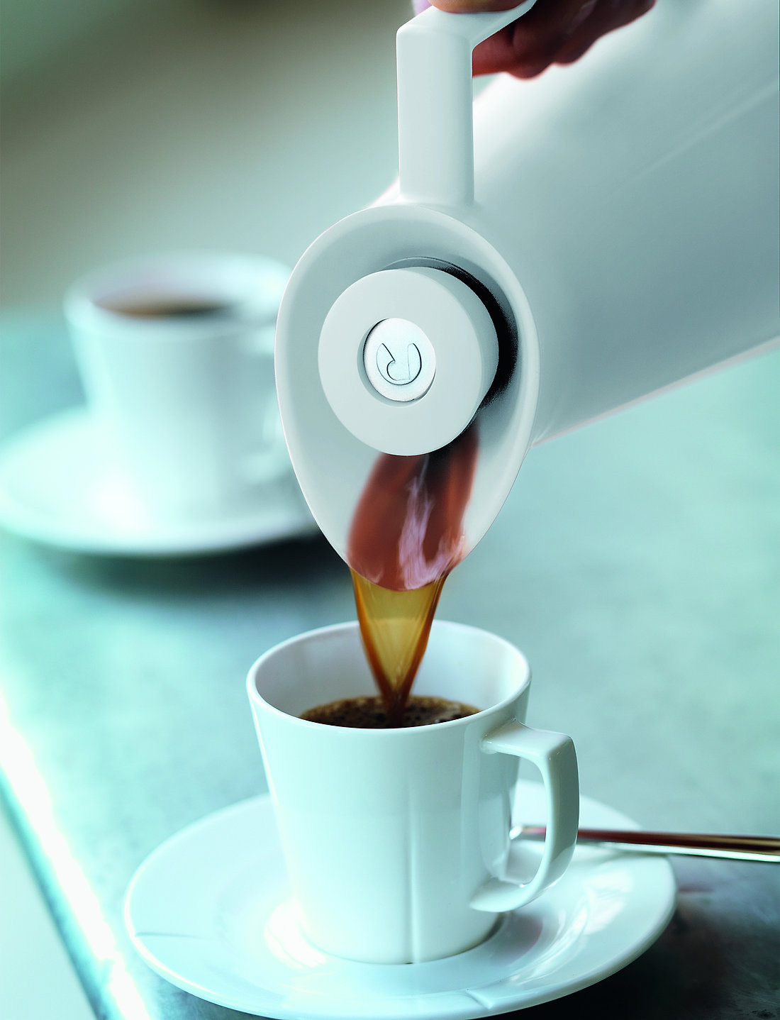 Rosendahl - Grand Cru Coffee cup with matching saucer 26 cl - kaffetassen - white - 2