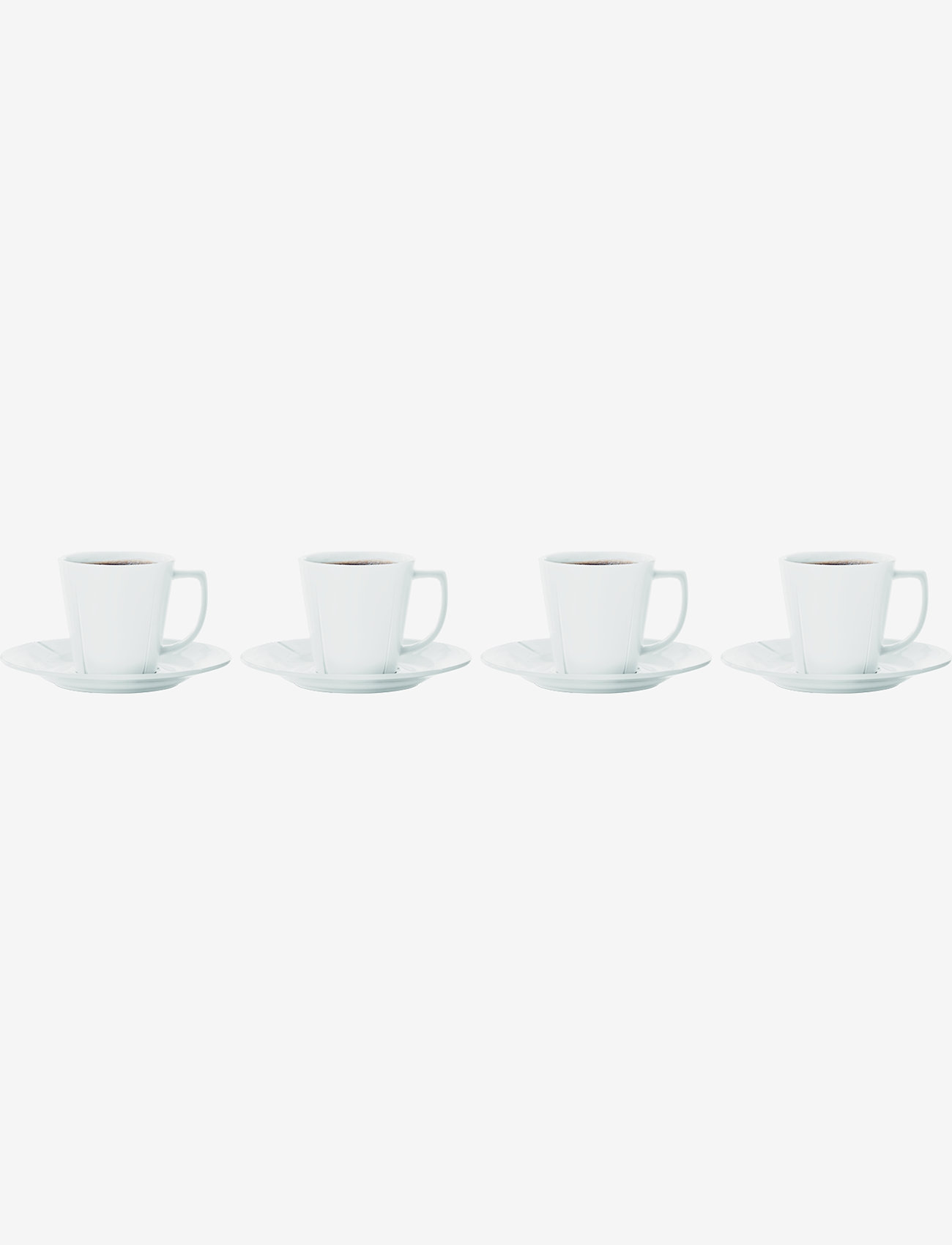 Rosendahl - Grand Cru Coffee cup with matching saucer 26 cl 4 pcs. - kaffetassen - white - 0