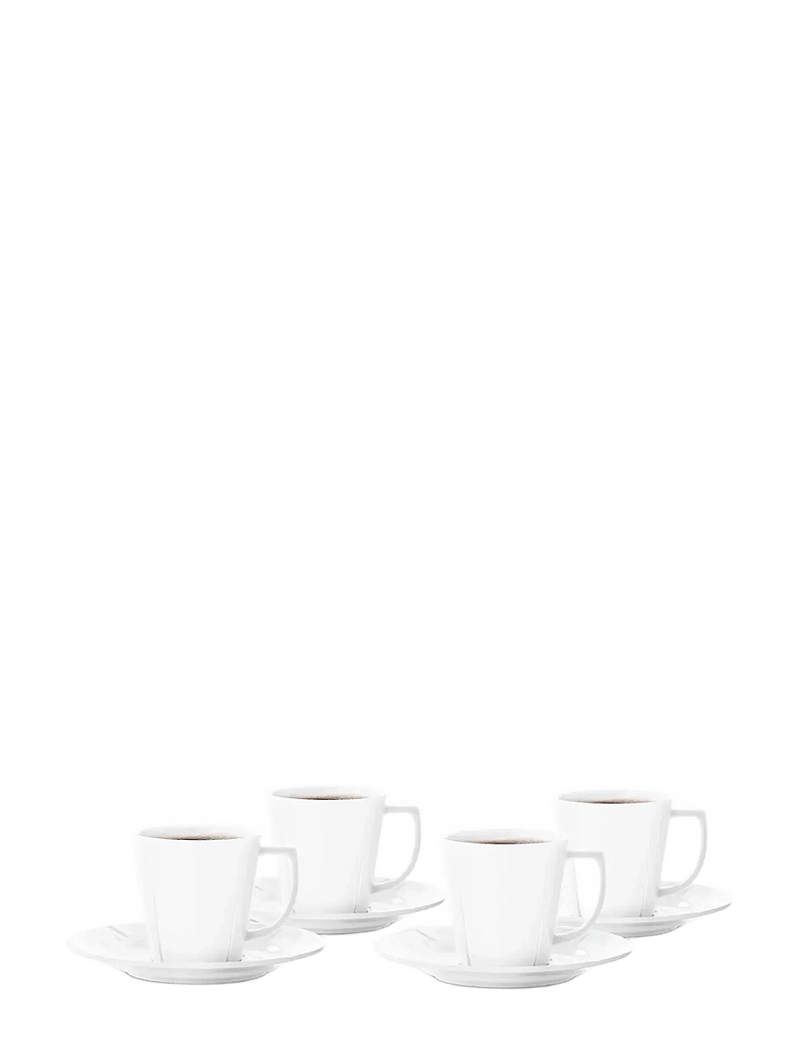 Rosendahl - Grand Cru Coffee cup with matching saucer 26 cl 4 pcs. - kohvitassid - white - 1