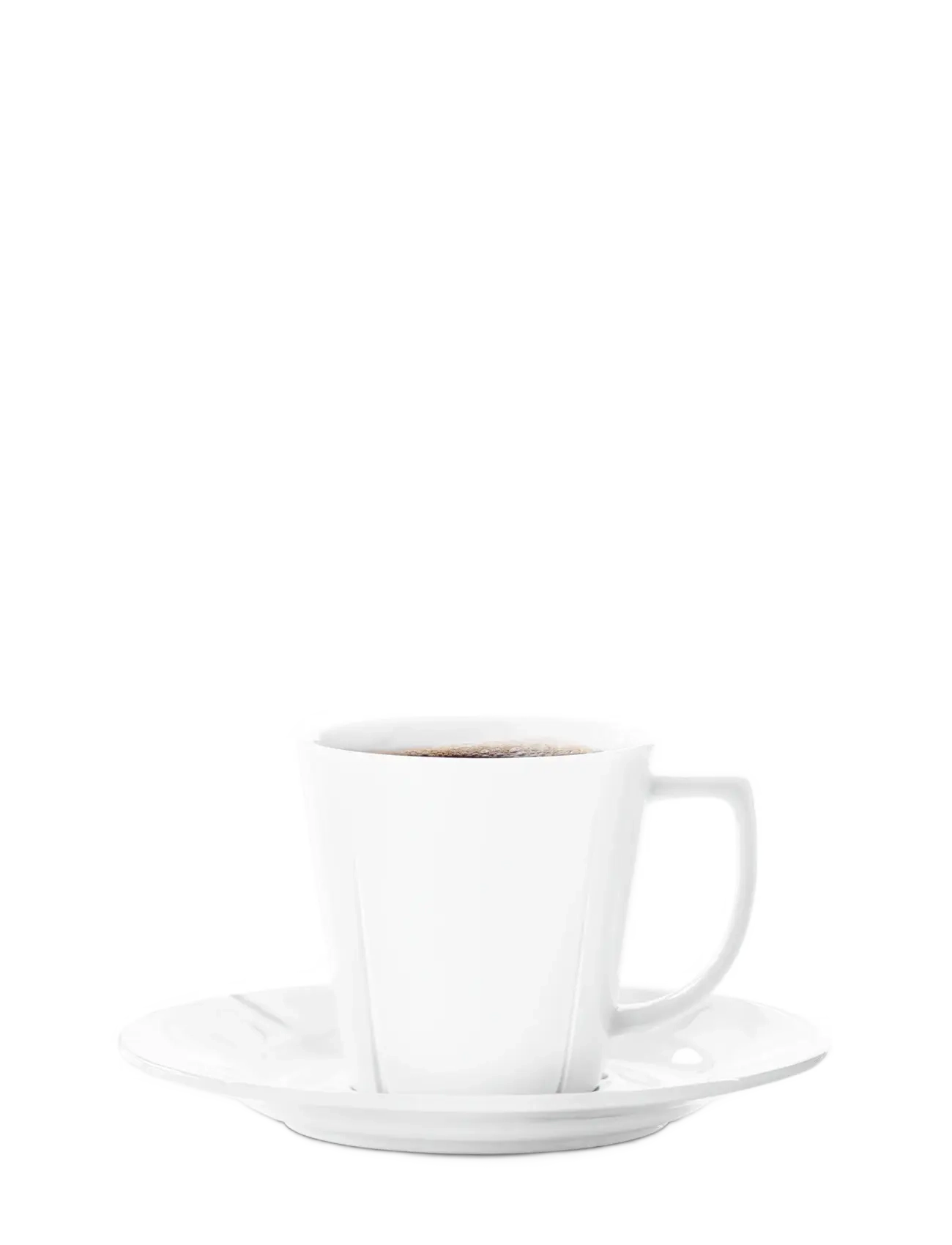 Rosendahl - Grand Cru Coffee cup with matching saucer 26 cl 4 pcs. - kohvitassid - white - 2
