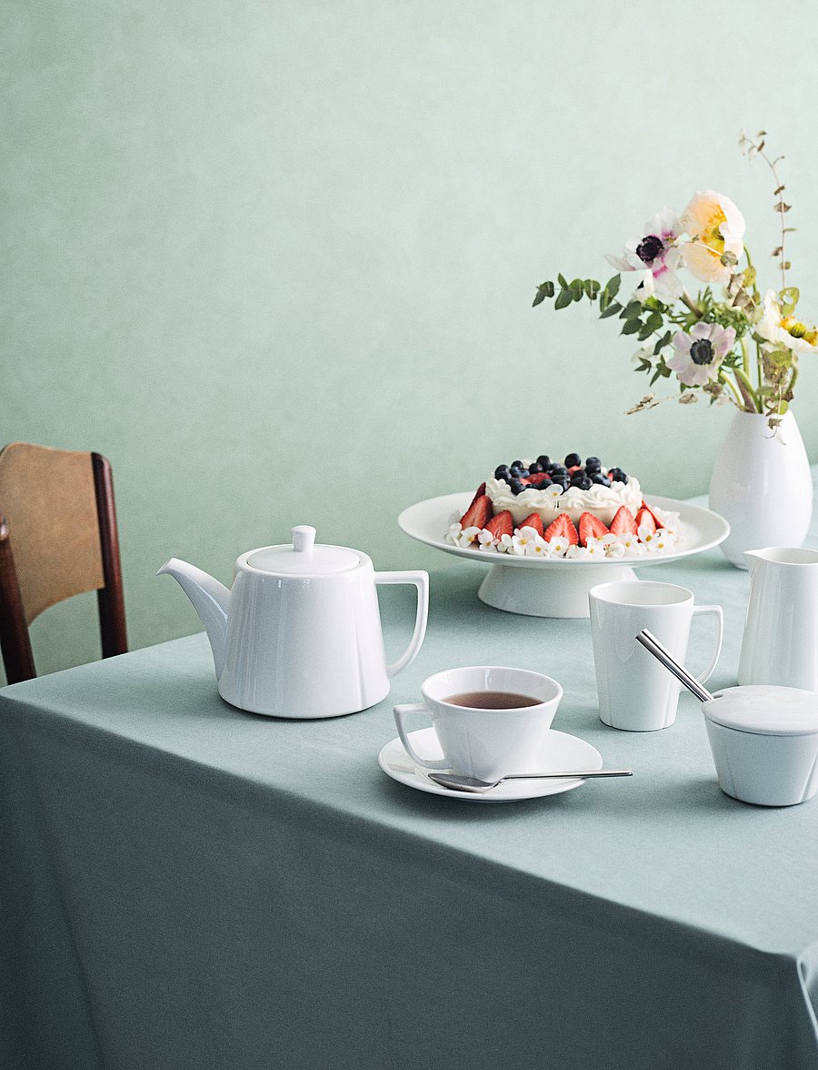 Rosendahl - Grand Cru Coffee cup with matching saucer 26 cl 4 pcs. - tasses à café - white - 0