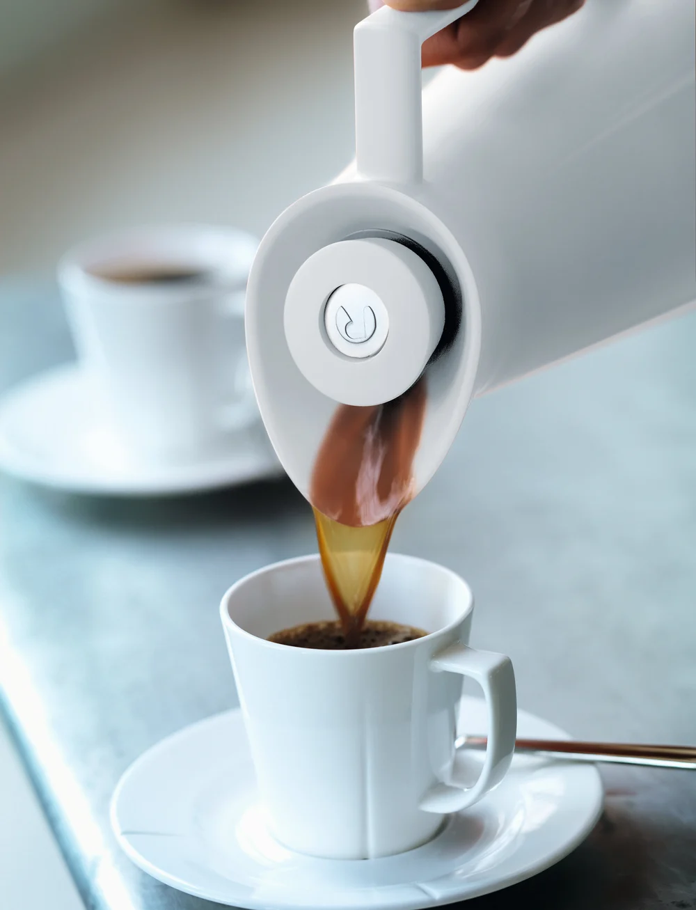 Rosendahl - Grand Cru Coffee cup with matching saucer 26 cl 4 pcs. - nach preis einkaufen - white - 2