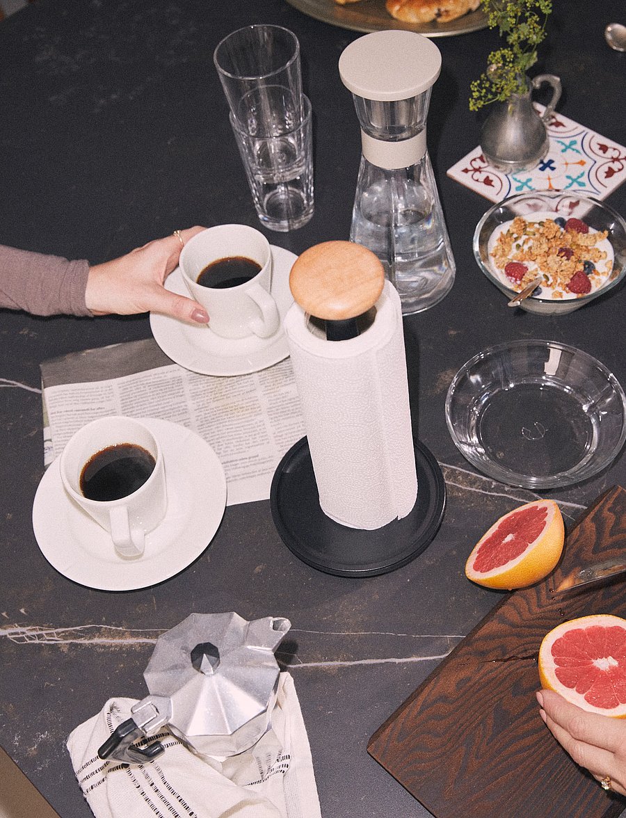 Rosendahl - Grand Cru Coffee cup with matching saucer 26 cl 4 pcs. - kohvitassid - white - 4