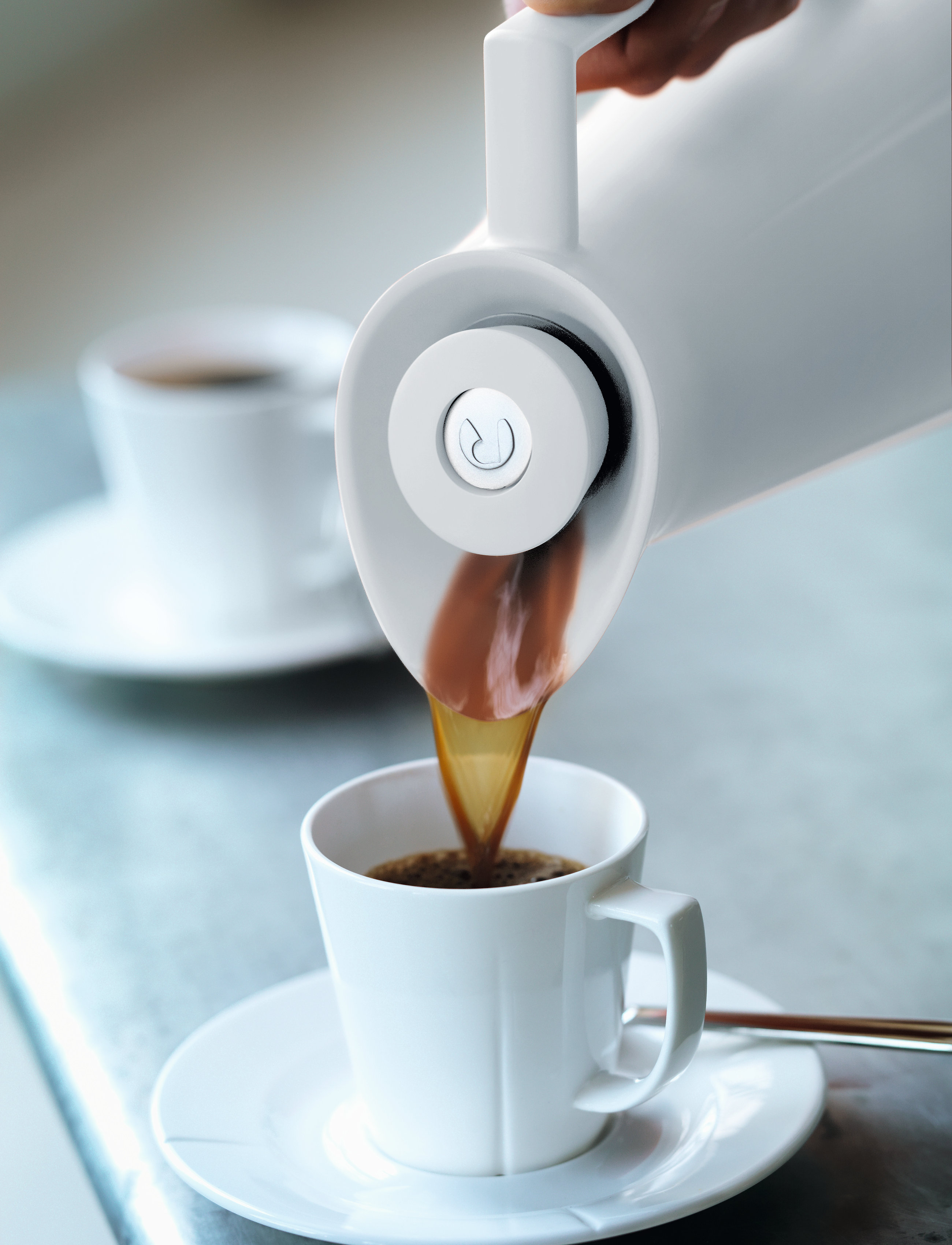 Rosendahl - Grand Cru Coffee cup with matching saucer 26 cl 4 pcs. - tasses à café - white - 2