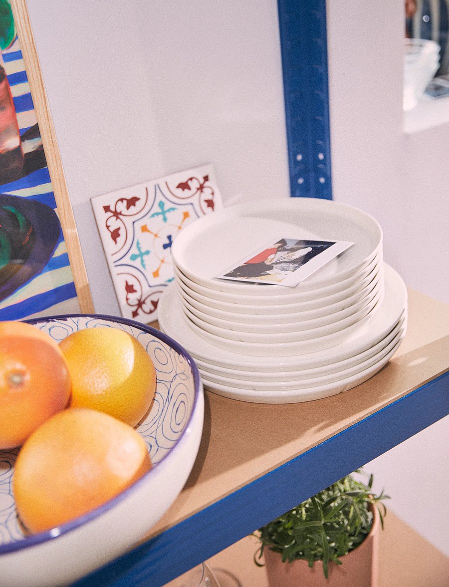Rosendahl - GC Essentials Middagstallerken Ø25 cm hvid 4 stk. - middagstallerkner - white - 4