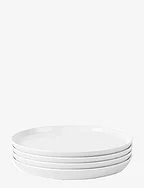 GC Essentials Lunch plate Ø20.5 cm white 4 pcs. - WHITE