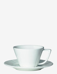 GC Tea cup with matching saucer 28 cl white - WHITE
