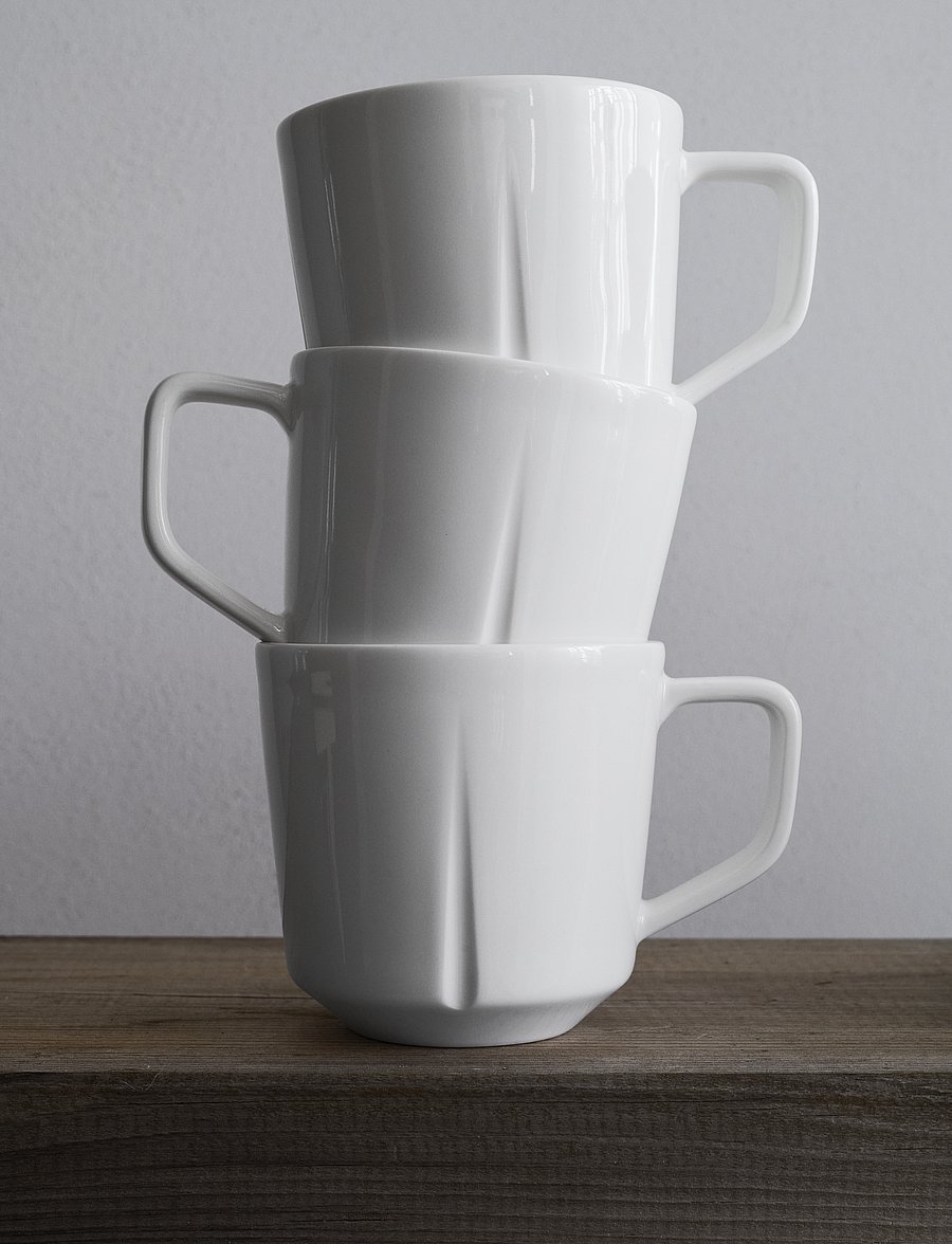 Rosendahl - GC Essentials Mug 30 cl white 4 pcs. - kavos puodeliai - white - 0