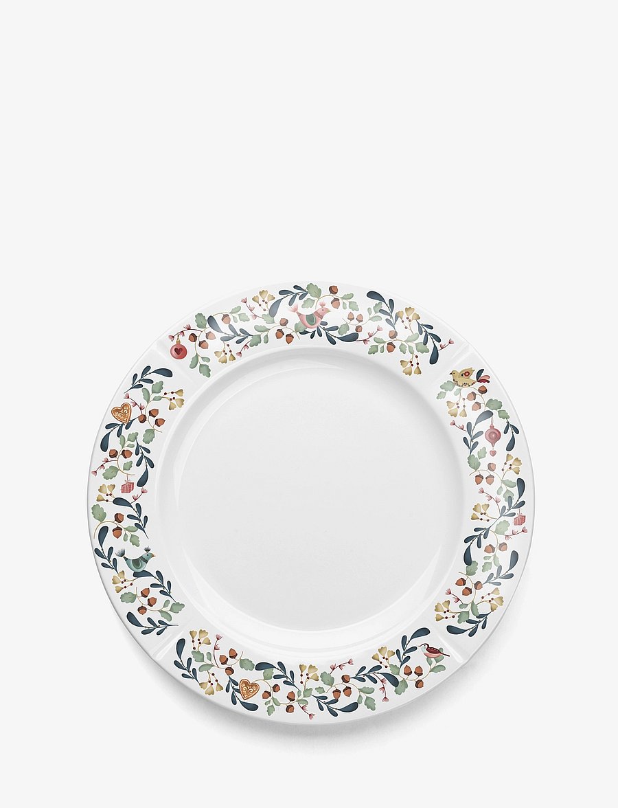 Rosendahl - GC Cottage Tallerken Ø27 cm hvit m. deko - middagstallerkener - white w. deco - 2